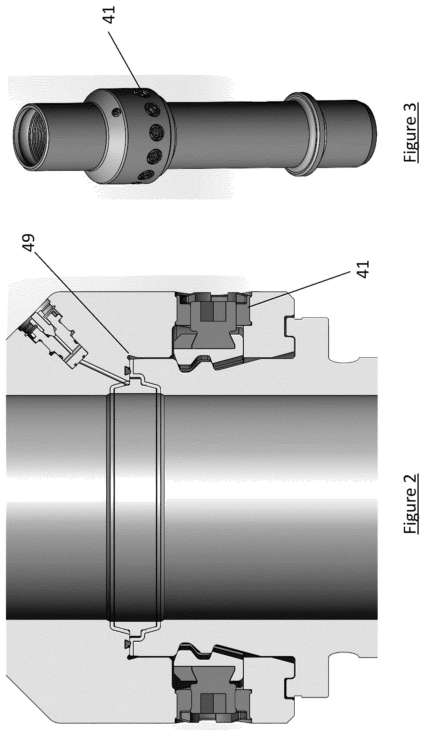 Patent US12326047 Figure 2 – Pipe connection