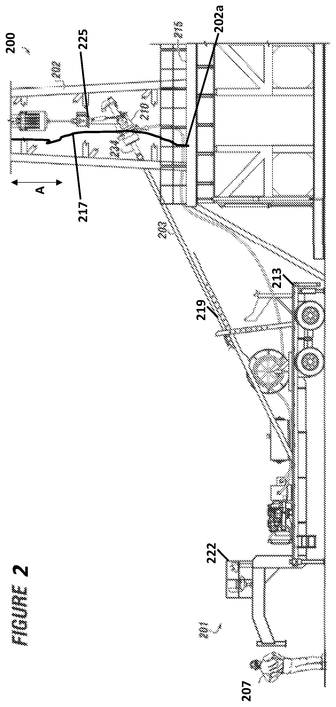 Patent US12326048 Figure 3 – Latch assembly for torque management