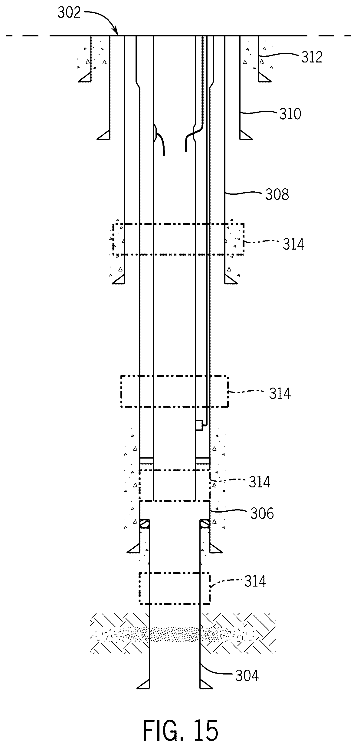 Patent US12326055 Figure 7 – Methods and apparatus for removing sections of a wellbore wall