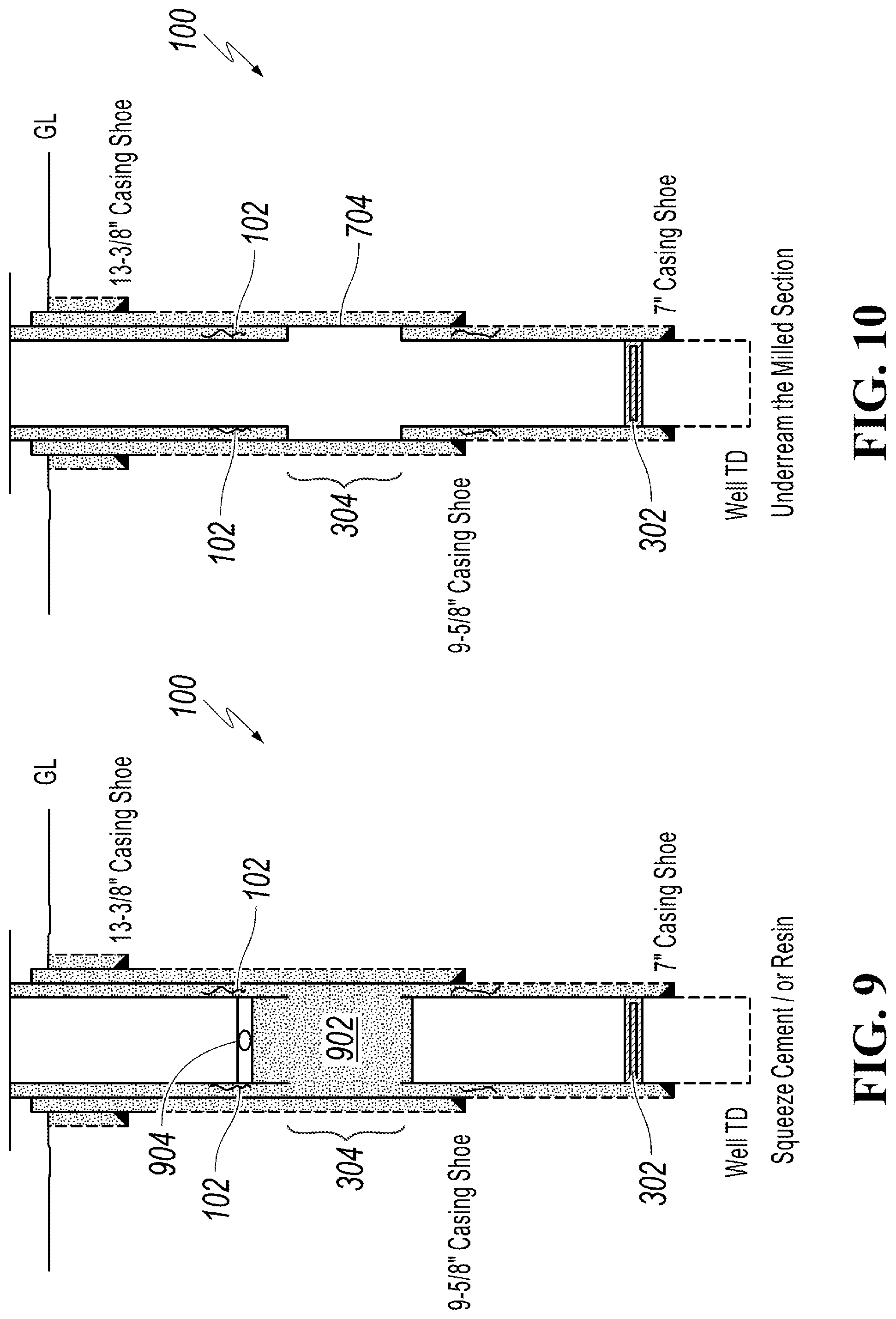 Patent US12326062 Figure 6 – Repairing wellbores with fluid movement behind casing