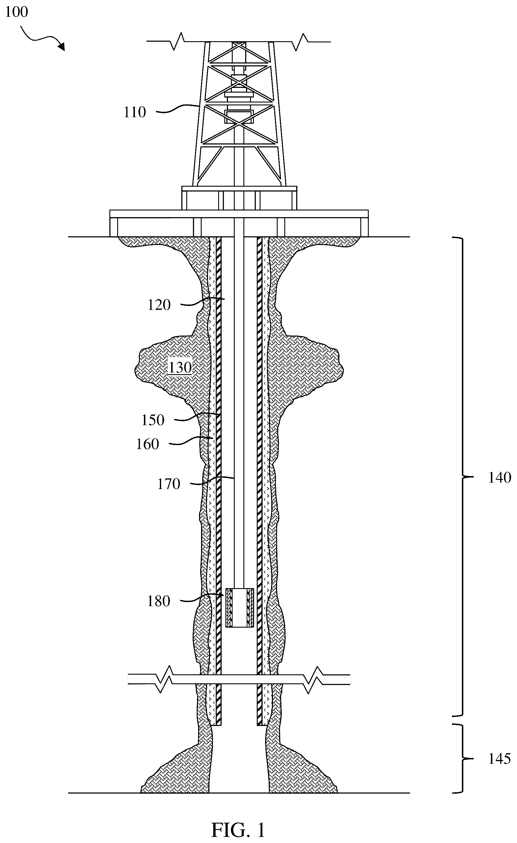 Patent US12326063 Figure 1 – Non-reactive colloid particles to stop gas migration in expandable metal applications