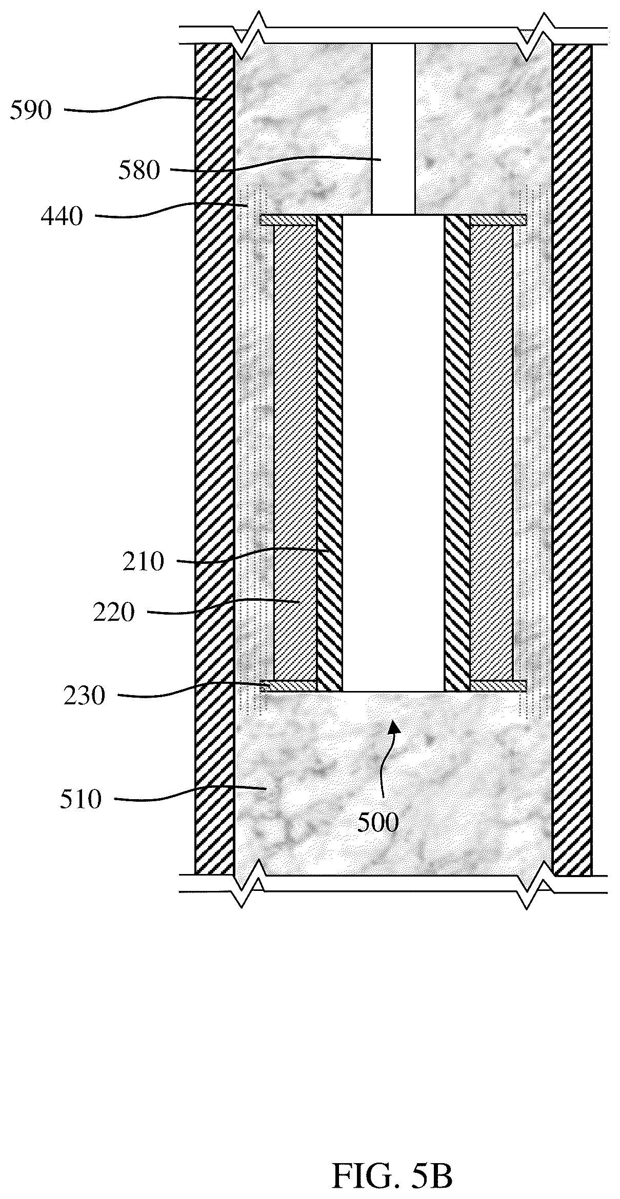 Patent US12326063 Figure 8 – Non-reactive colloid particles to stop gas migration in expandable metal applications