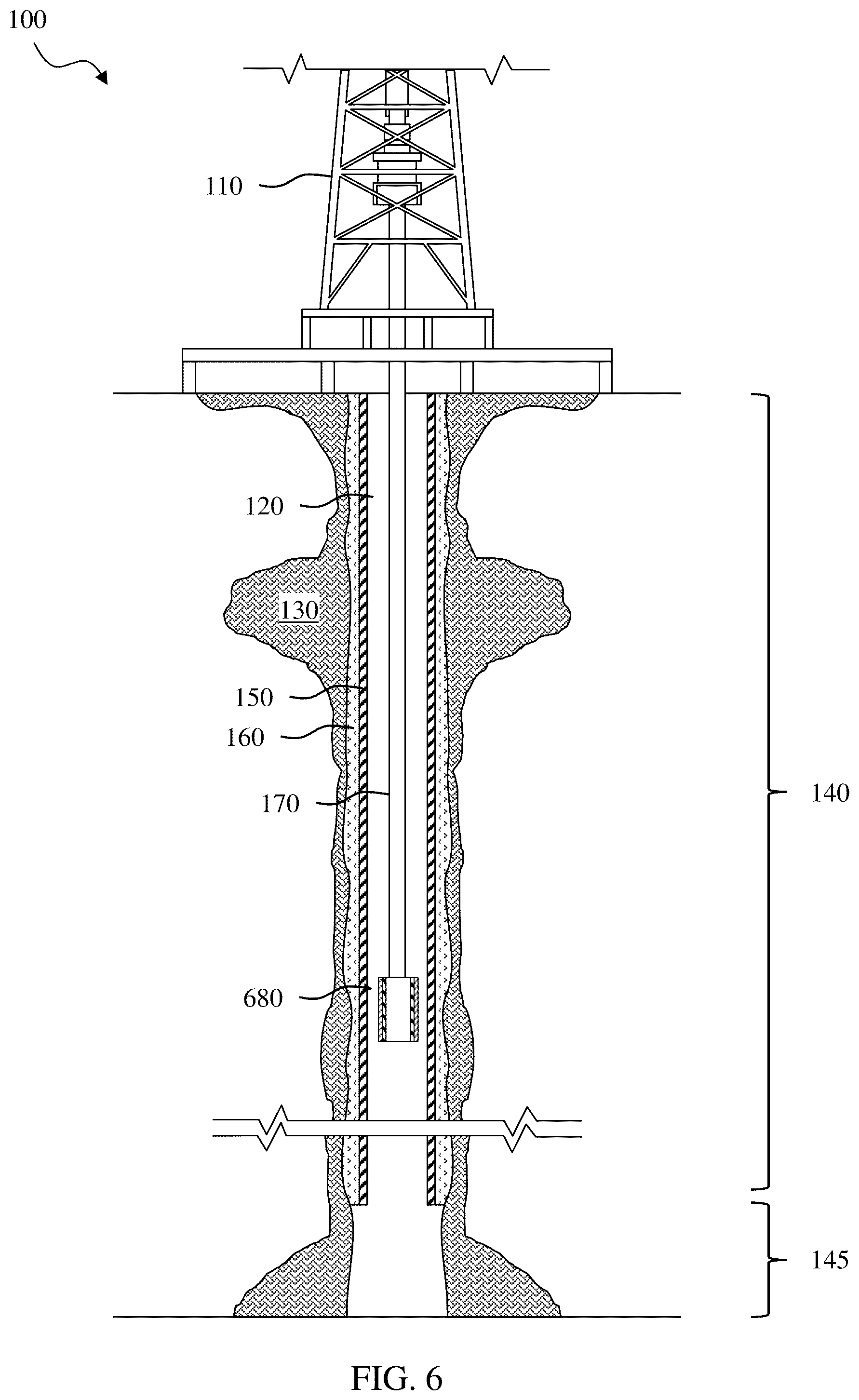 Patent US12326063 Figure 10 – Non-reactive colloid particles to stop gas migration in expandable metal applications