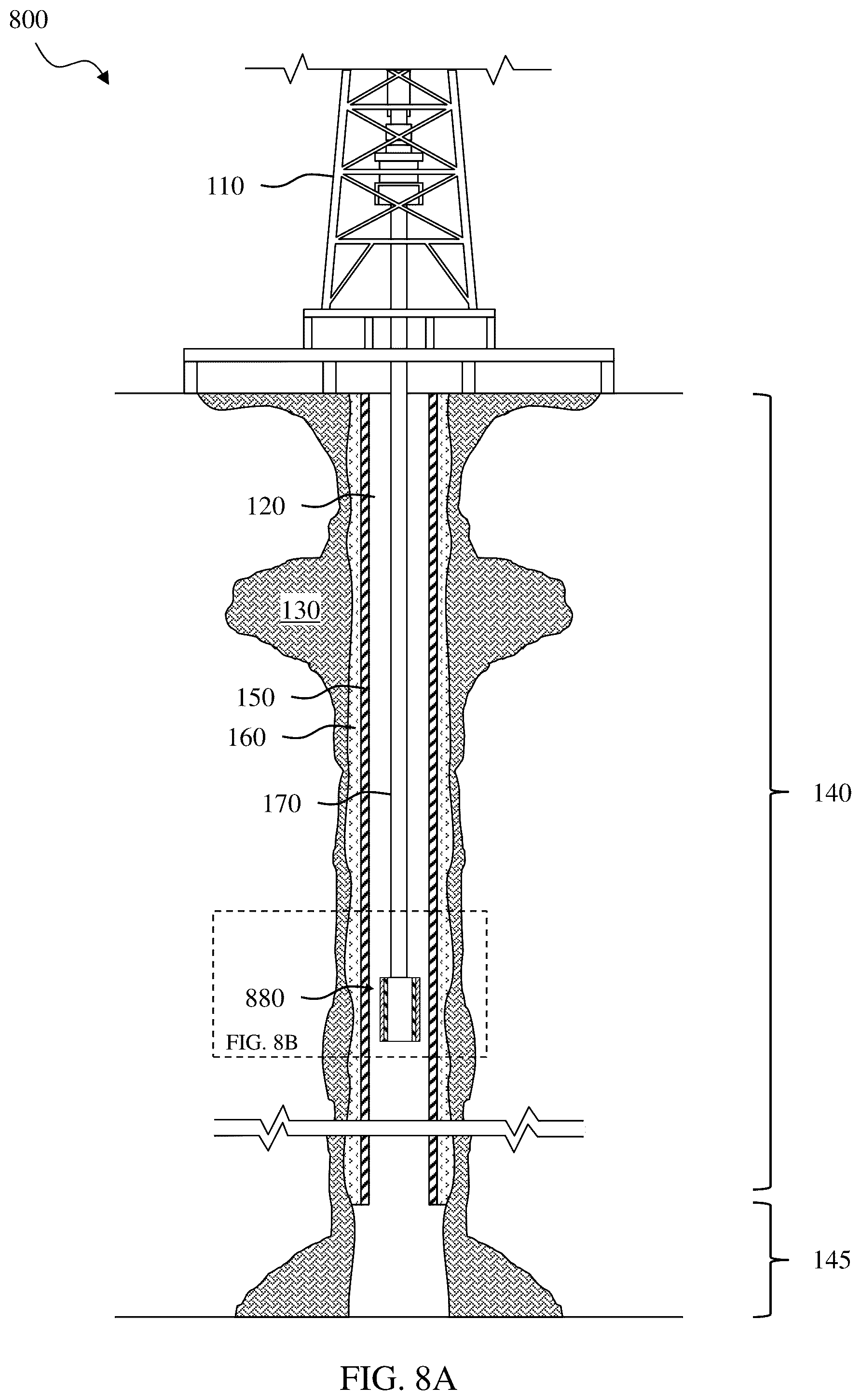 Patent US12326063 Figure 12 – Non-reactive colloid particles to stop gas migration in expandable metal applications