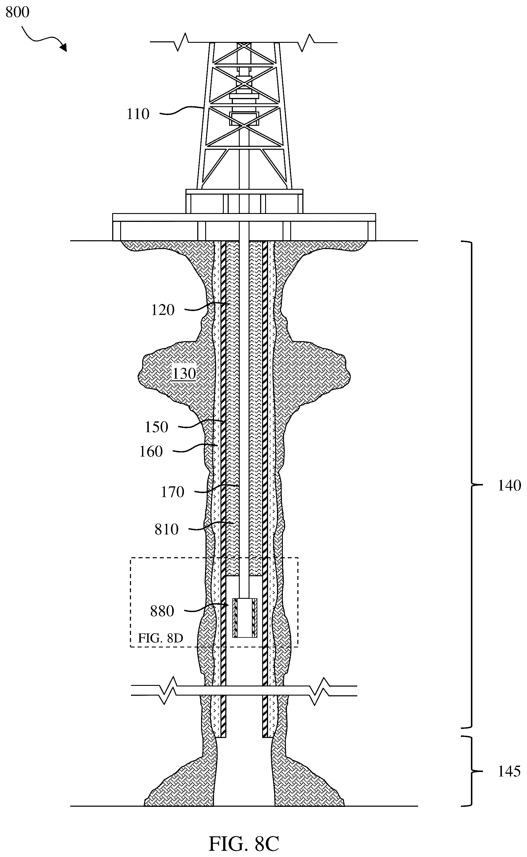 Patent US12326063 Figure 14 – Non-reactive colloid particles to stop gas migration in expandable metal applications