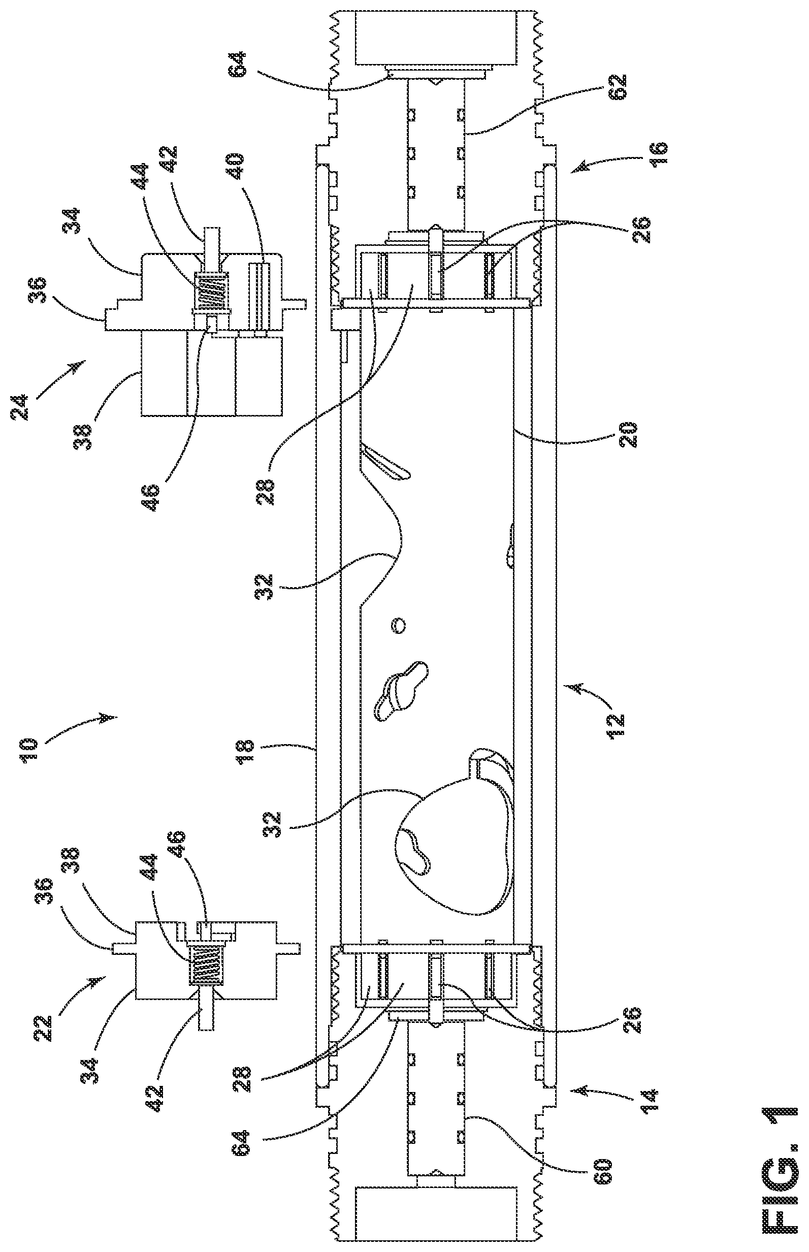 Patent US12326068 Figure 1 – Perforating gun system
