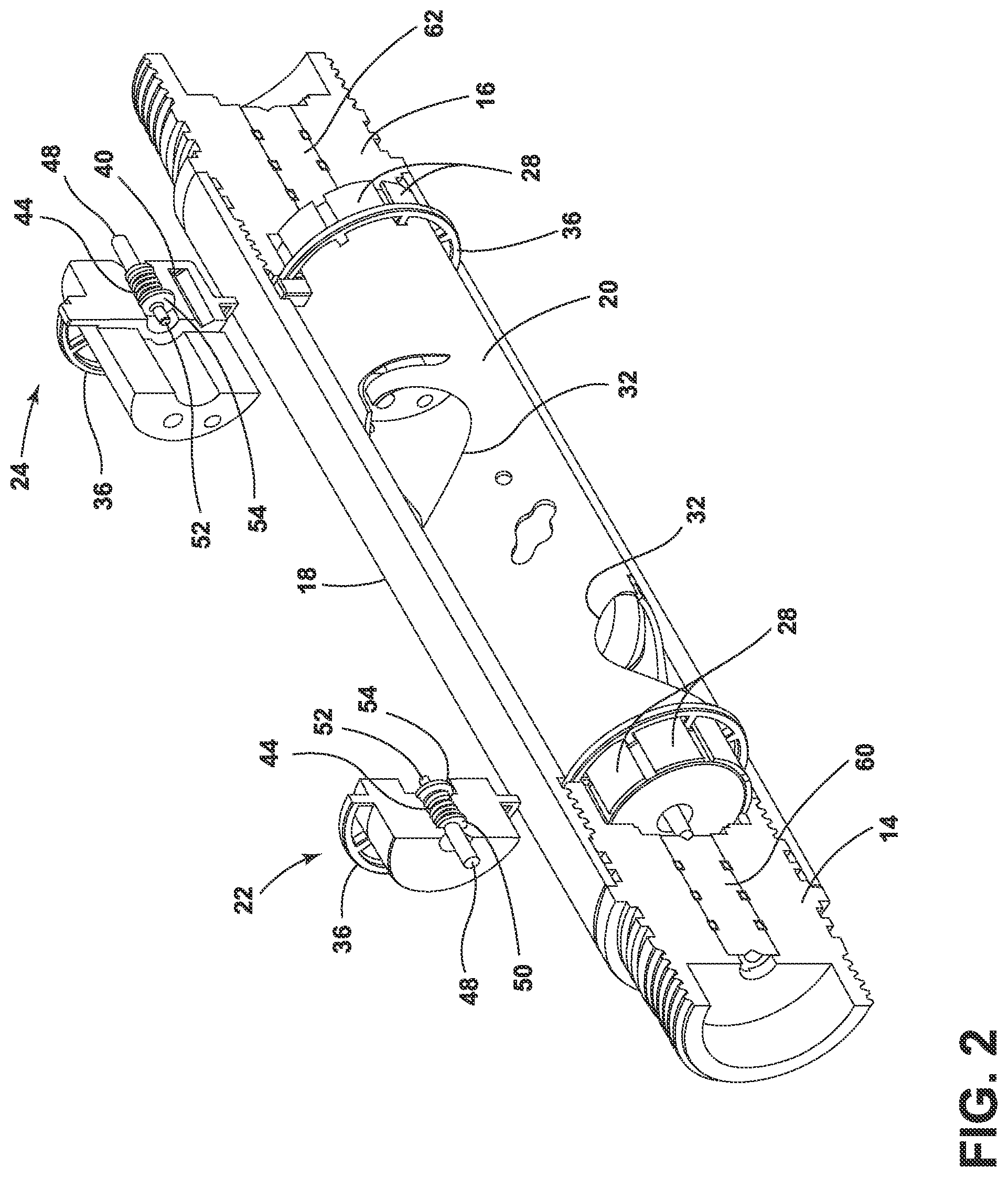 Patent US12326068 Figure 2 – Perforating gun system
