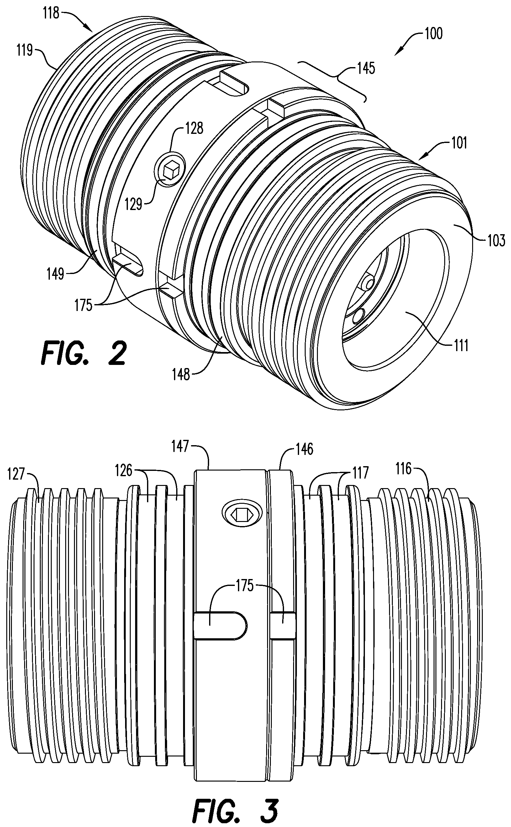 Patent US12326069 Figure 2 – Perforating gun and alignment assembly