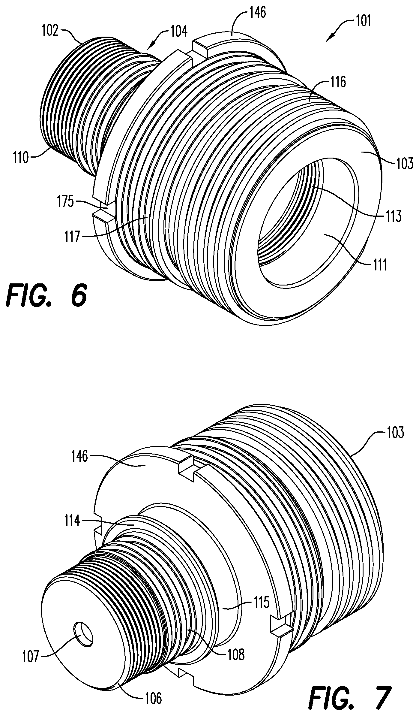 Patent US12326069 Figure 4 – Perforating gun and alignment assembly