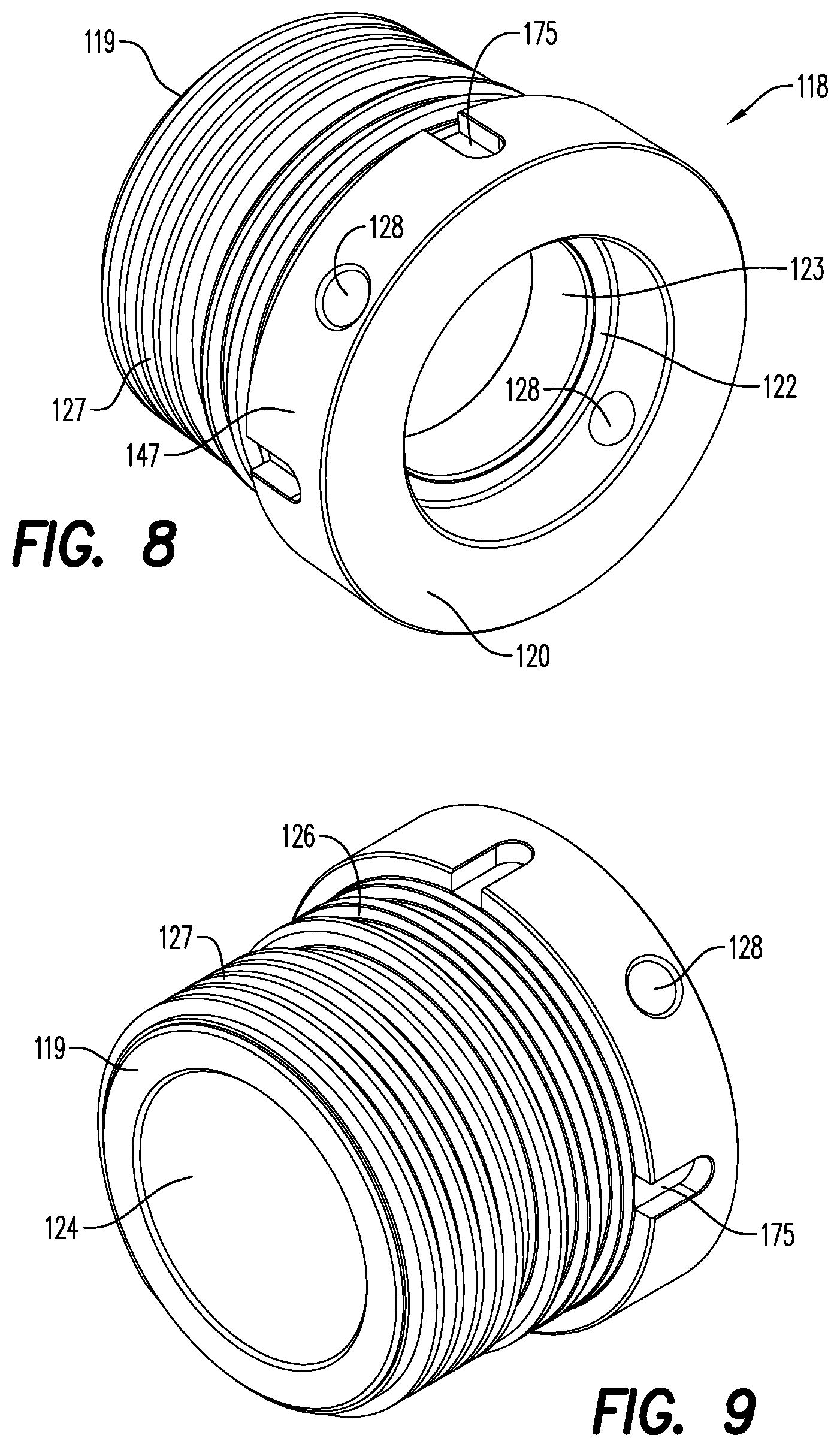 Patent US12326069 Figure 5 – Perforating gun and alignment assembly