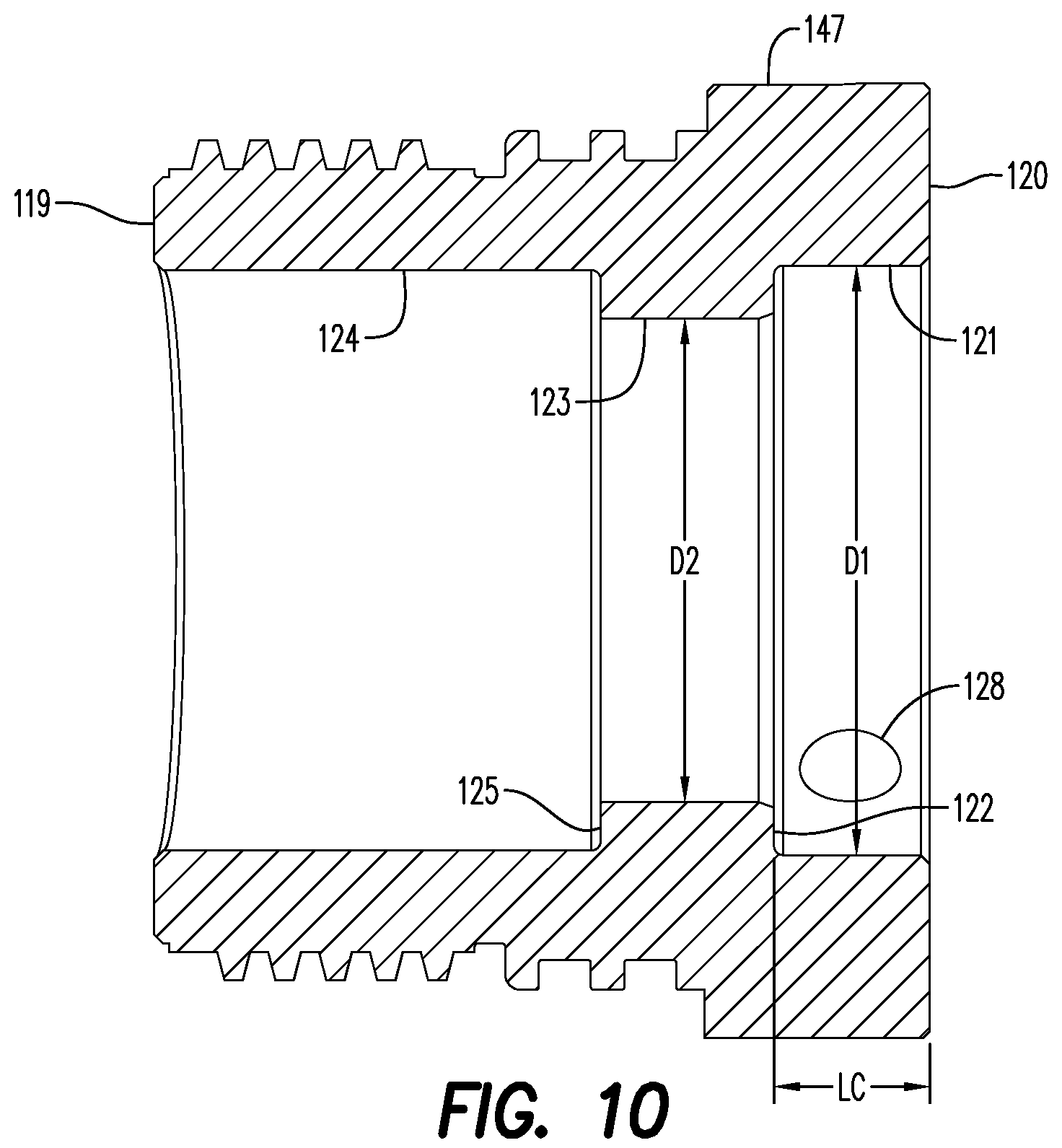 Patent US12326069 Figure 6 – Perforating gun and alignment assembly