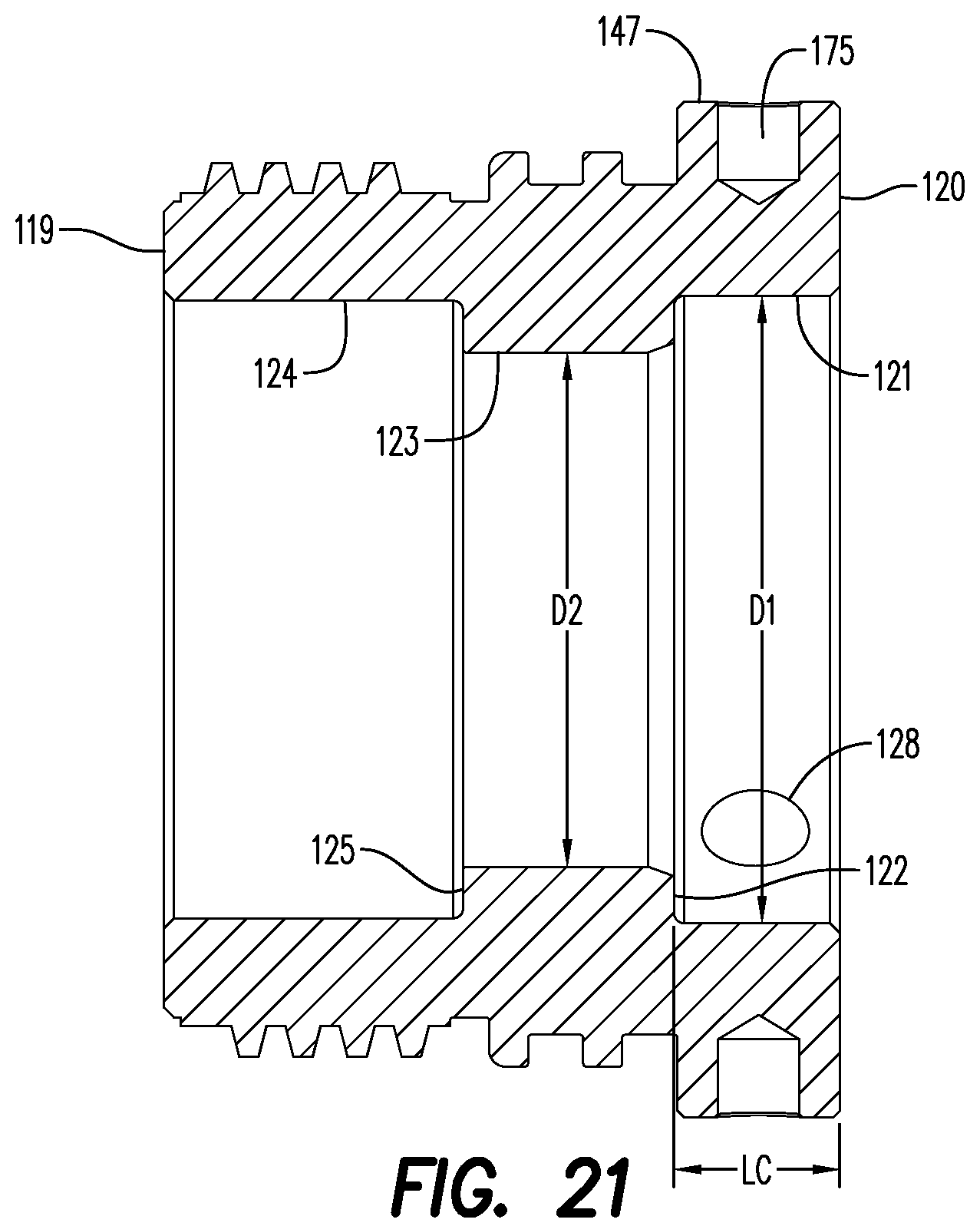 Patent US12326069 Figure 12 – Perforating gun and alignment assembly