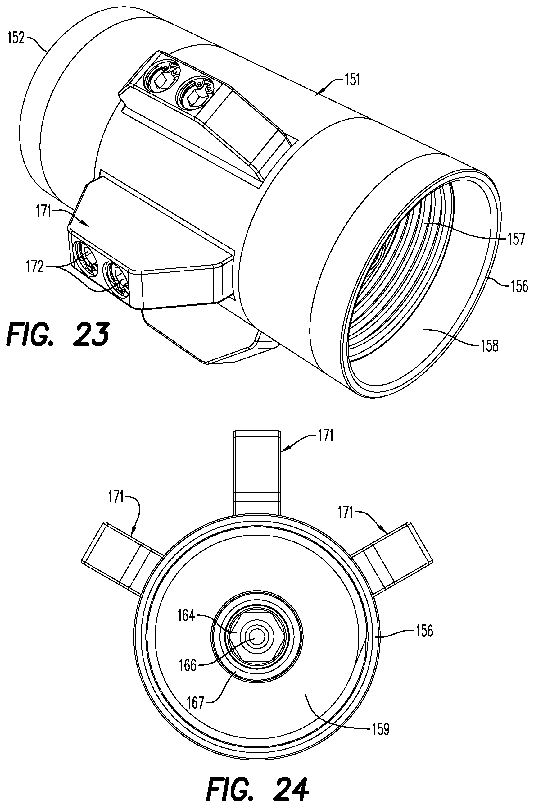 Patent US12326069 Figure 14 – Perforating gun and alignment assembly
