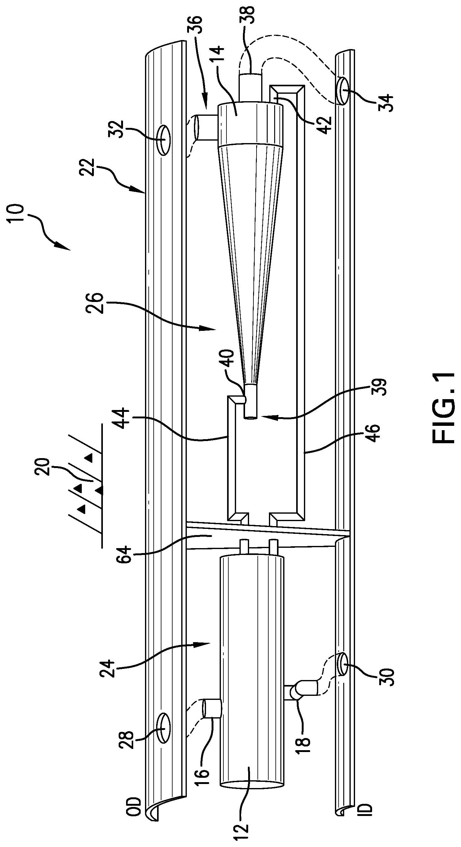 Patent US12326071 Figure 1 – Inflow control device, method and system