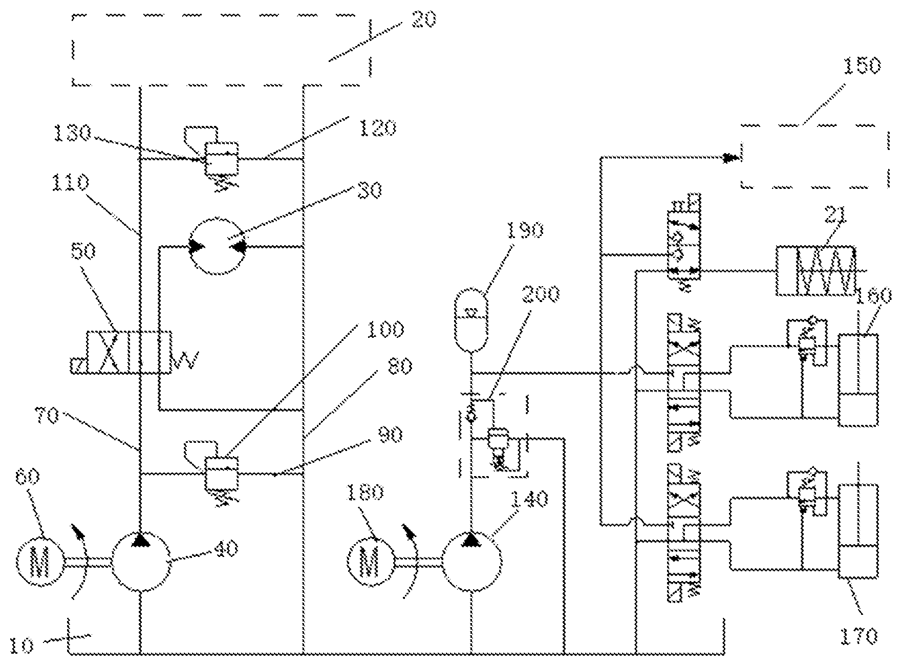 Patent US12326073 Figure 1 – Power system and fracturing device