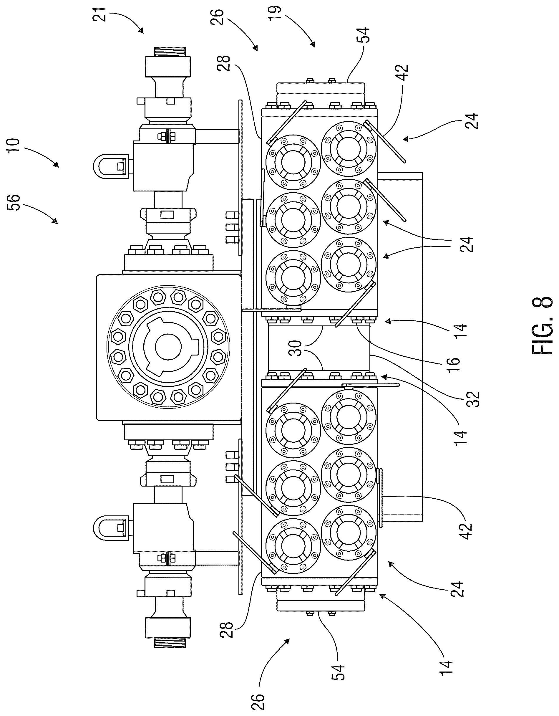 Patent US12326076 Figure 8 – Hydraulic fracturing missile and related apparatus and methods