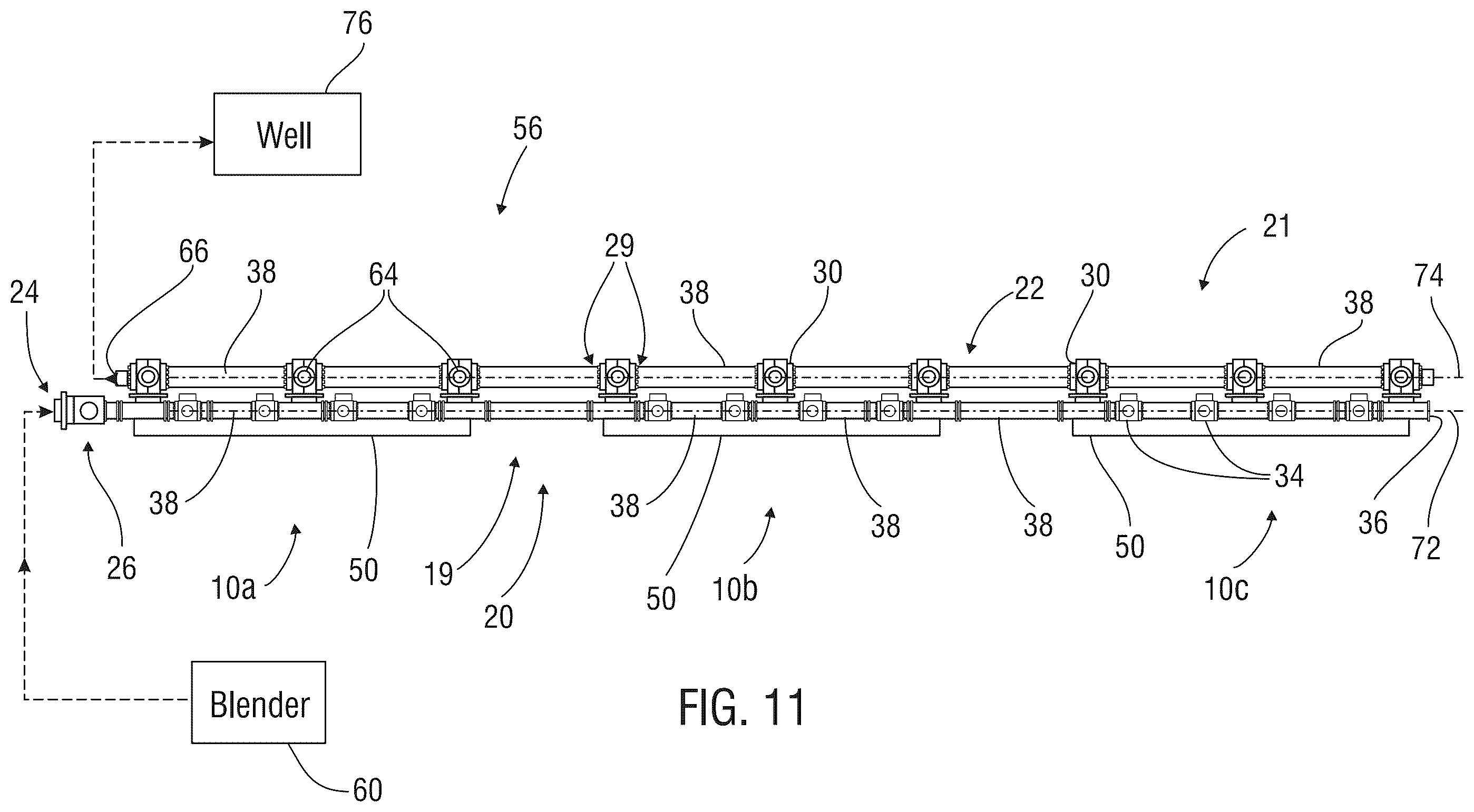 Patent US12326076 Figure 11 – Hydraulic fracturing missile and related apparatus and methods