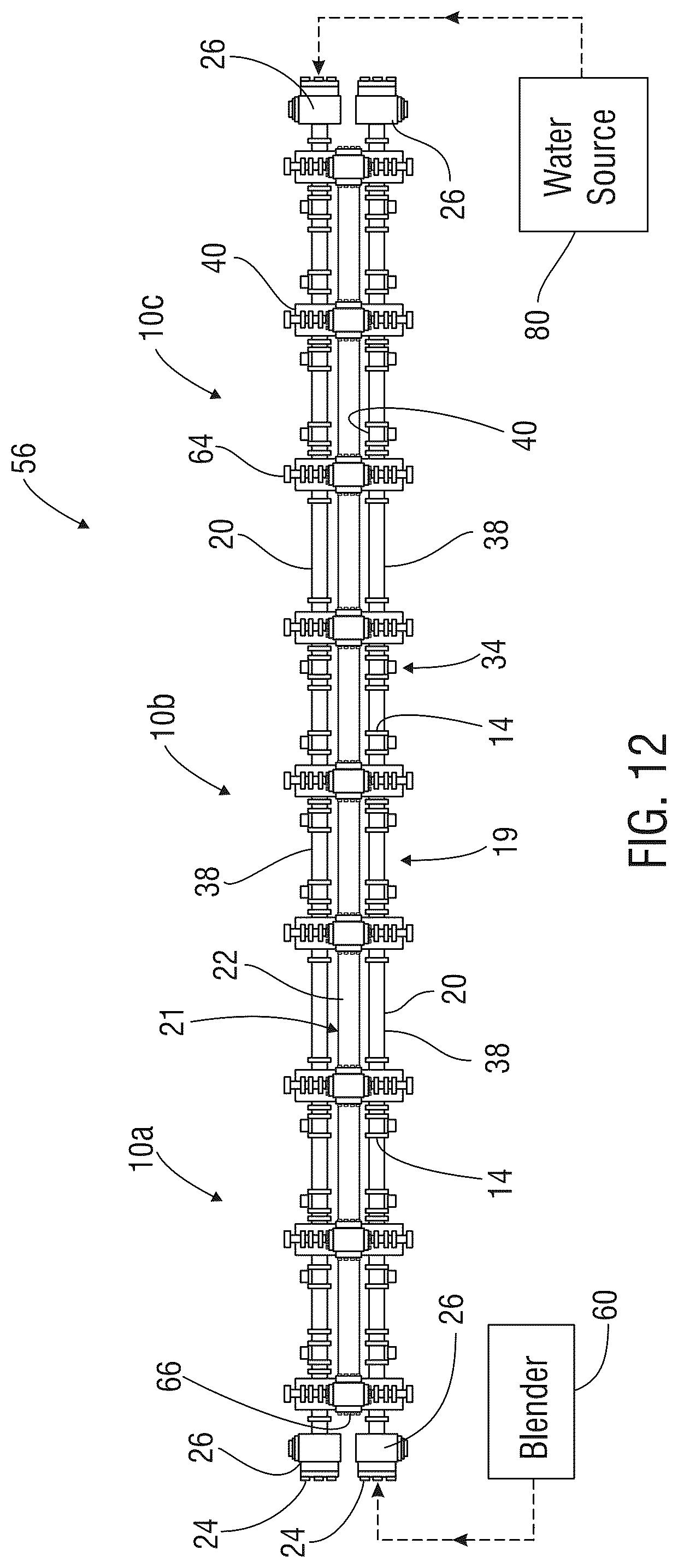 Patent US12326076 Figure 12 – Hydraulic fracturing missile and related apparatus and methods