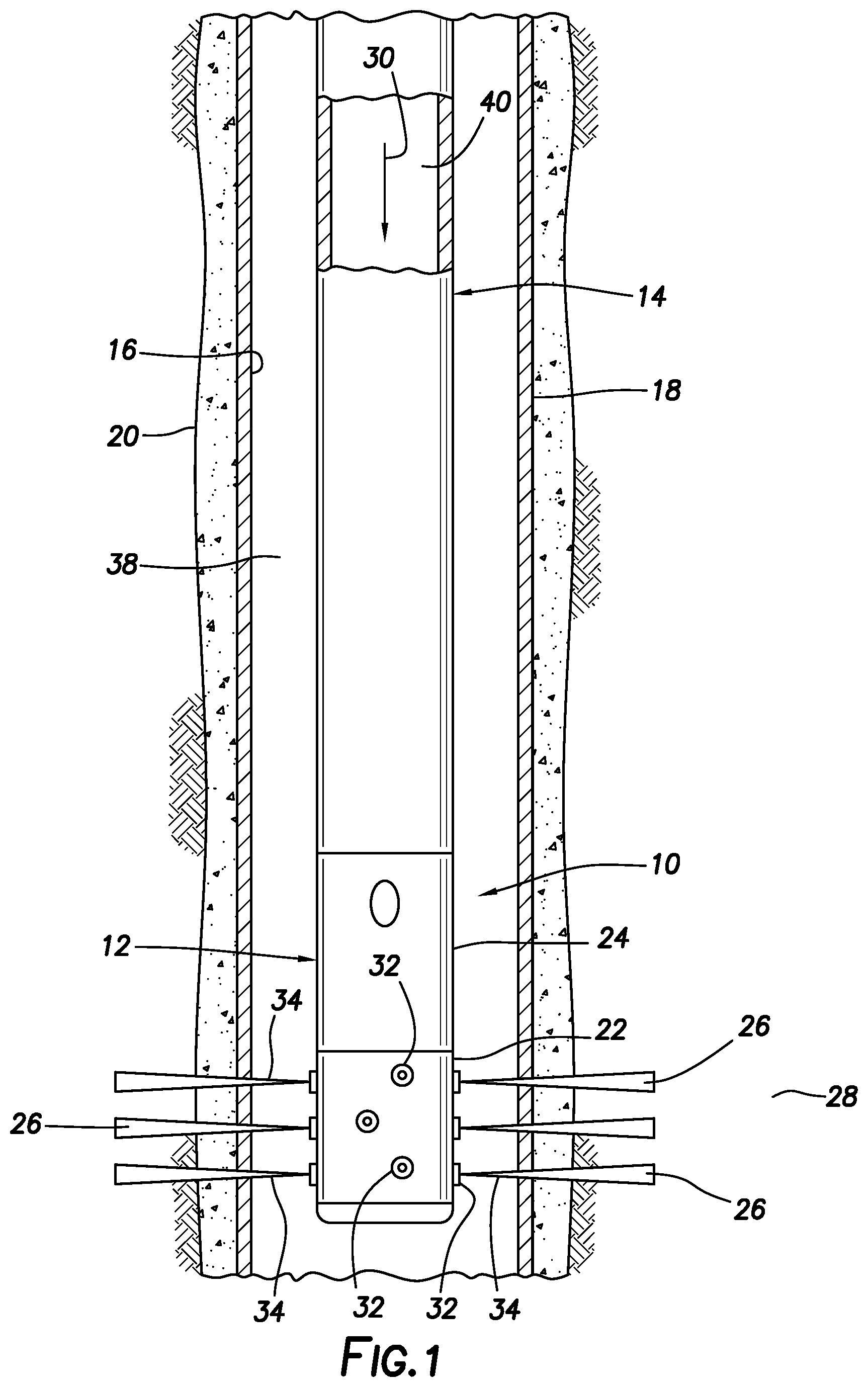 Patent US12326077 Figure 1 – Well completion systems and methods