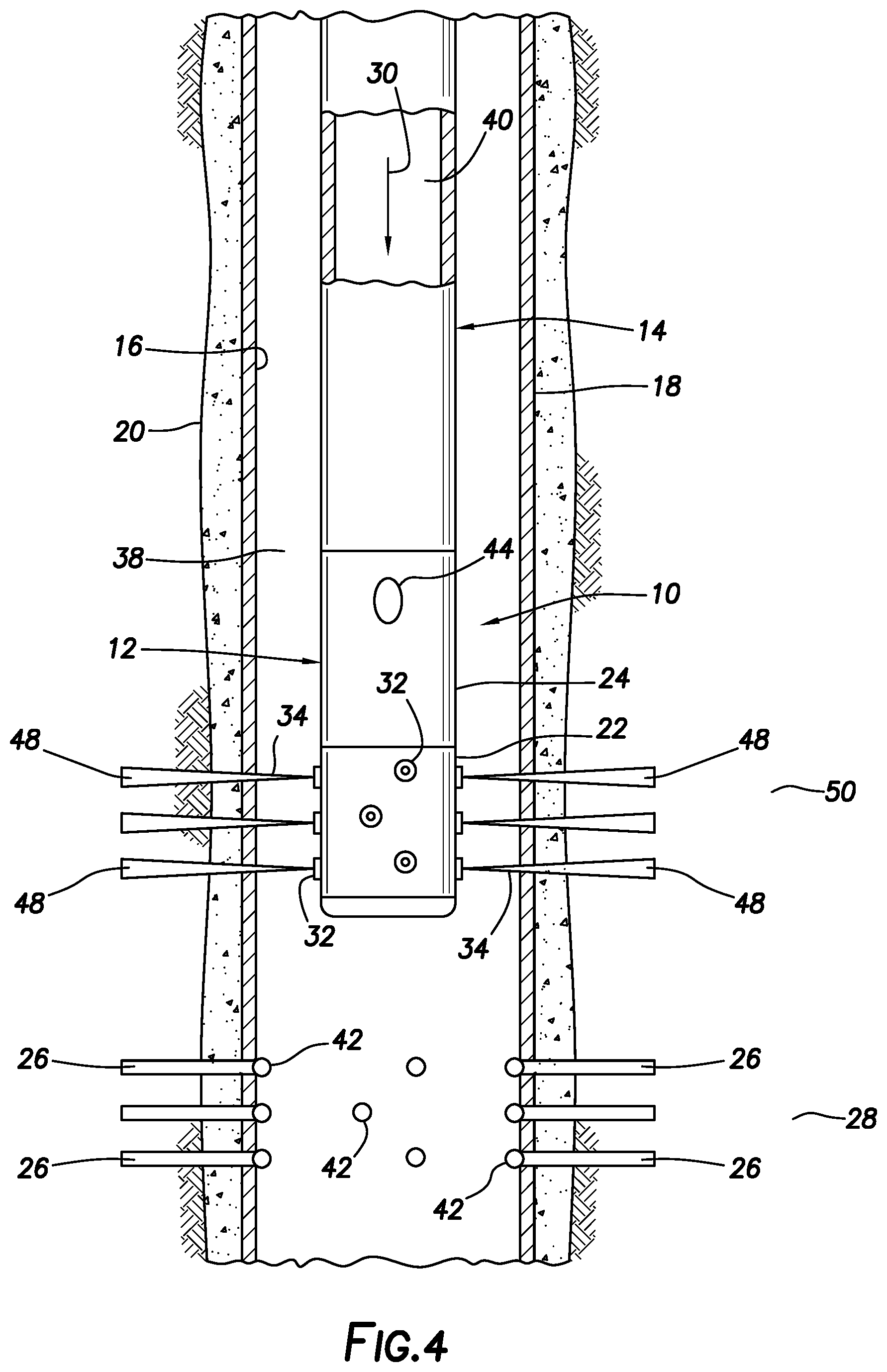 Patent US12326077 Figure 4 – Well completion systems and methods
