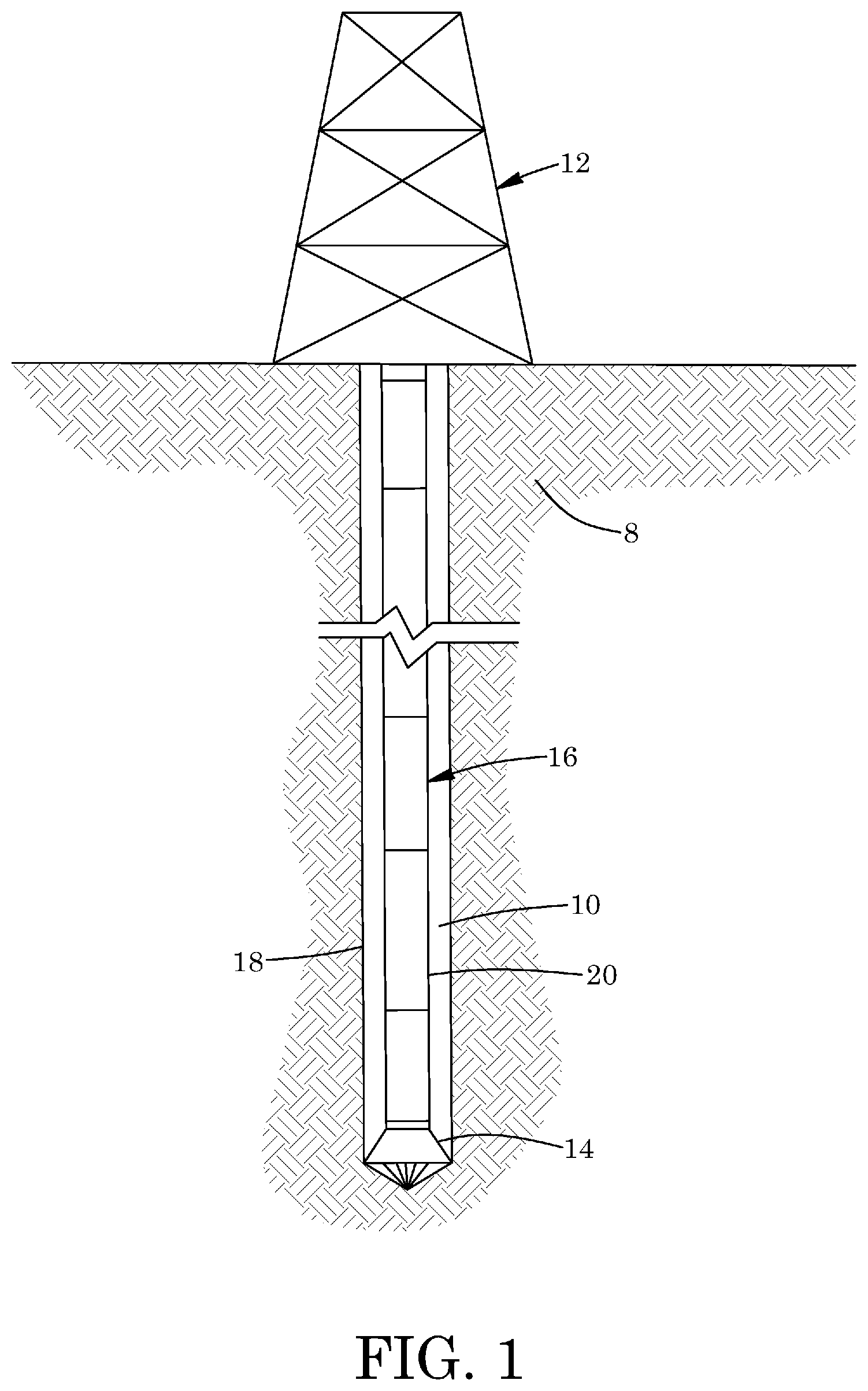 Patent US12326080 Figure 1 – Method and apparatus for measuring a wellbore