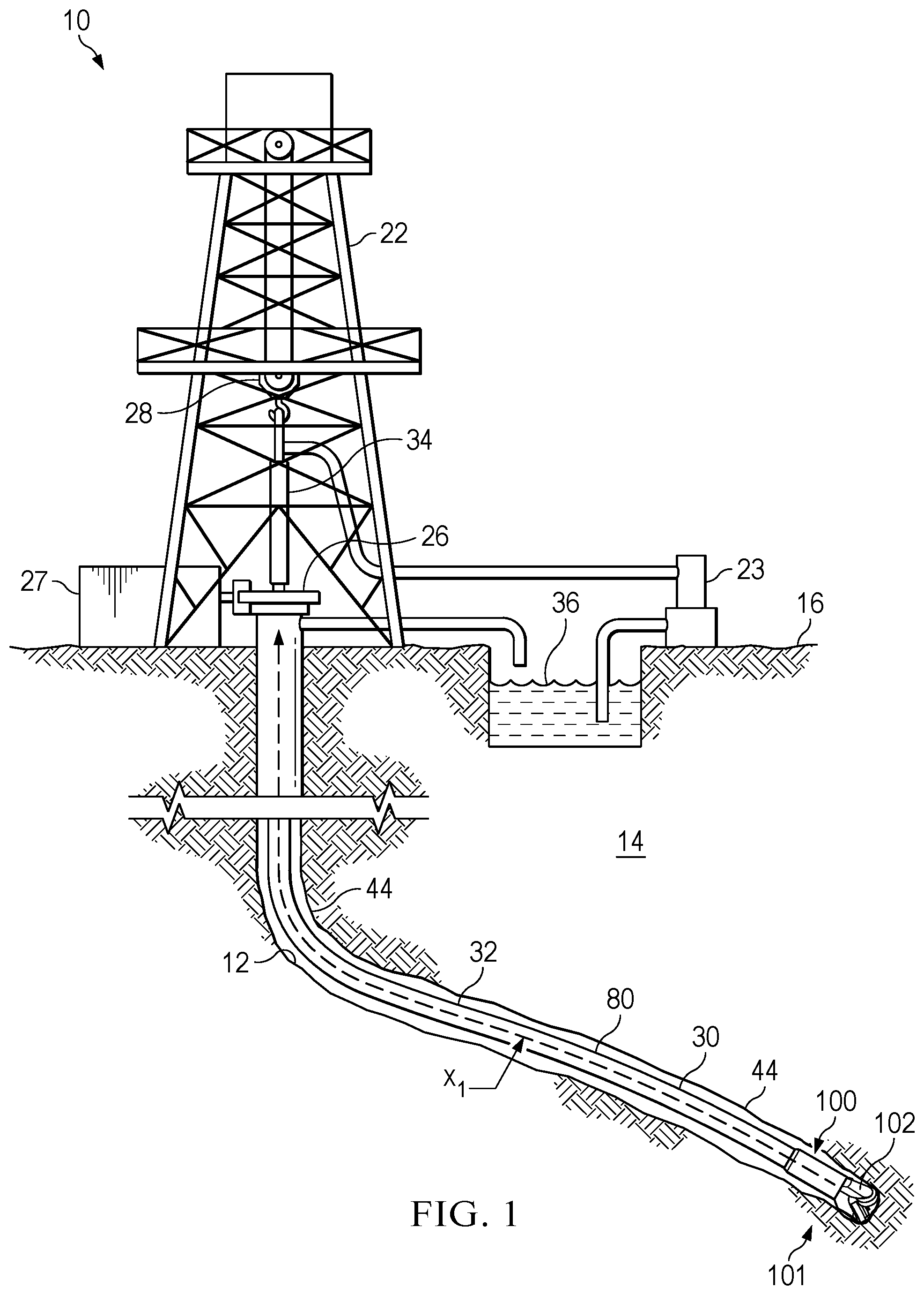 Patent US12326083 Figure 1 – Secondary steering pad retention mechanism
