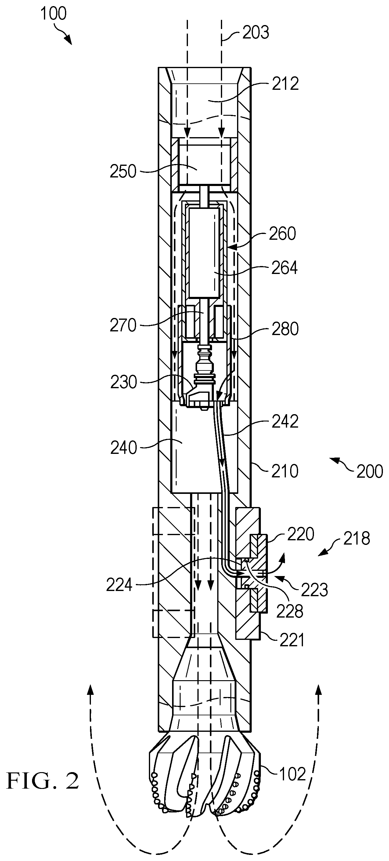 Patent US12326083 Figure 2 – Secondary steering pad retention mechanism