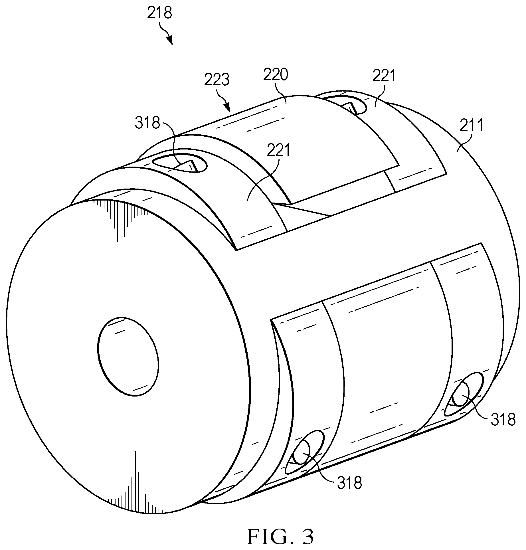 Patent US12326083 Figure 3 – Secondary steering pad retention mechanism
