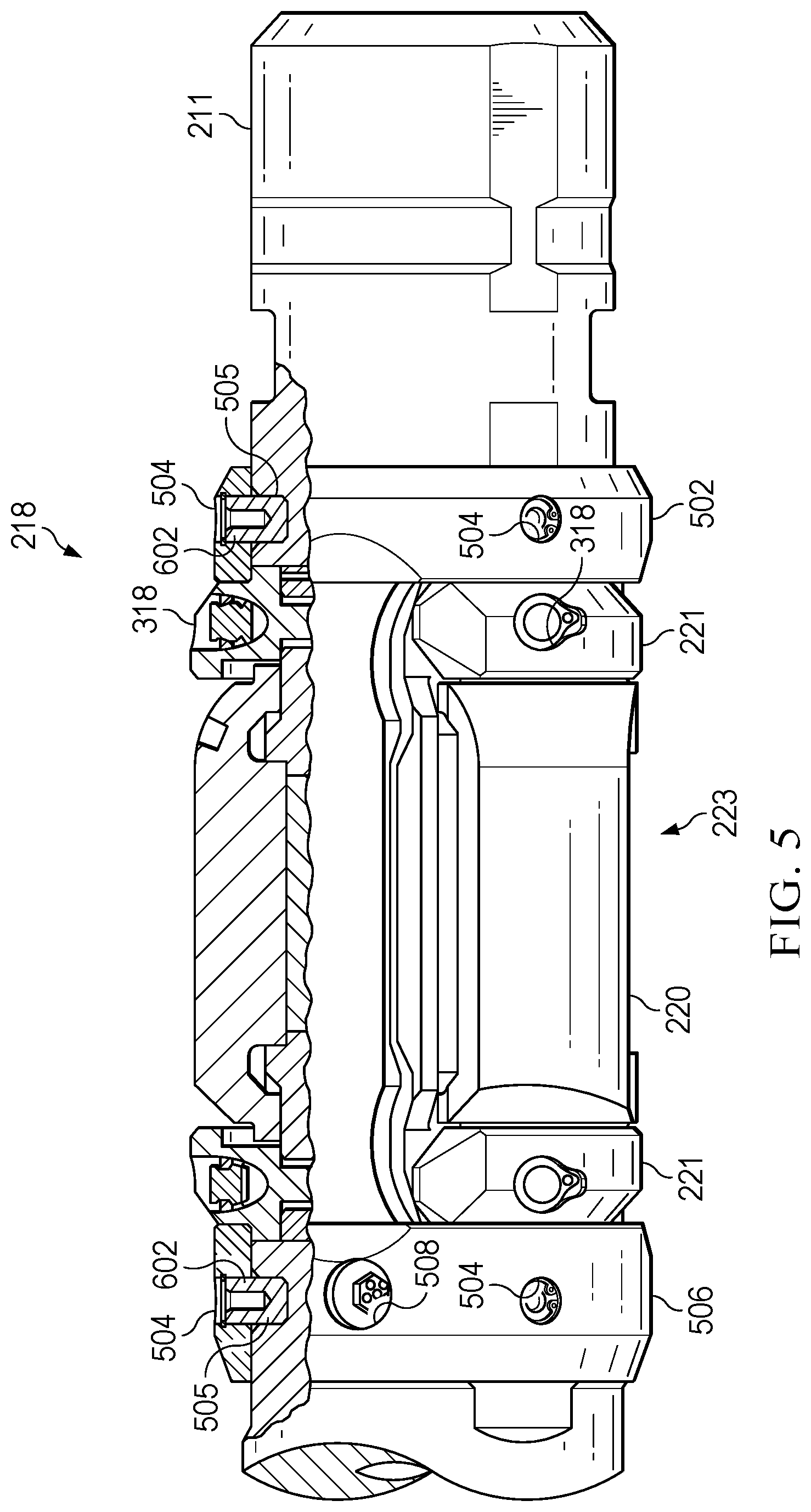 Patent US12326083 Figure 5 – Secondary steering pad retention mechanism