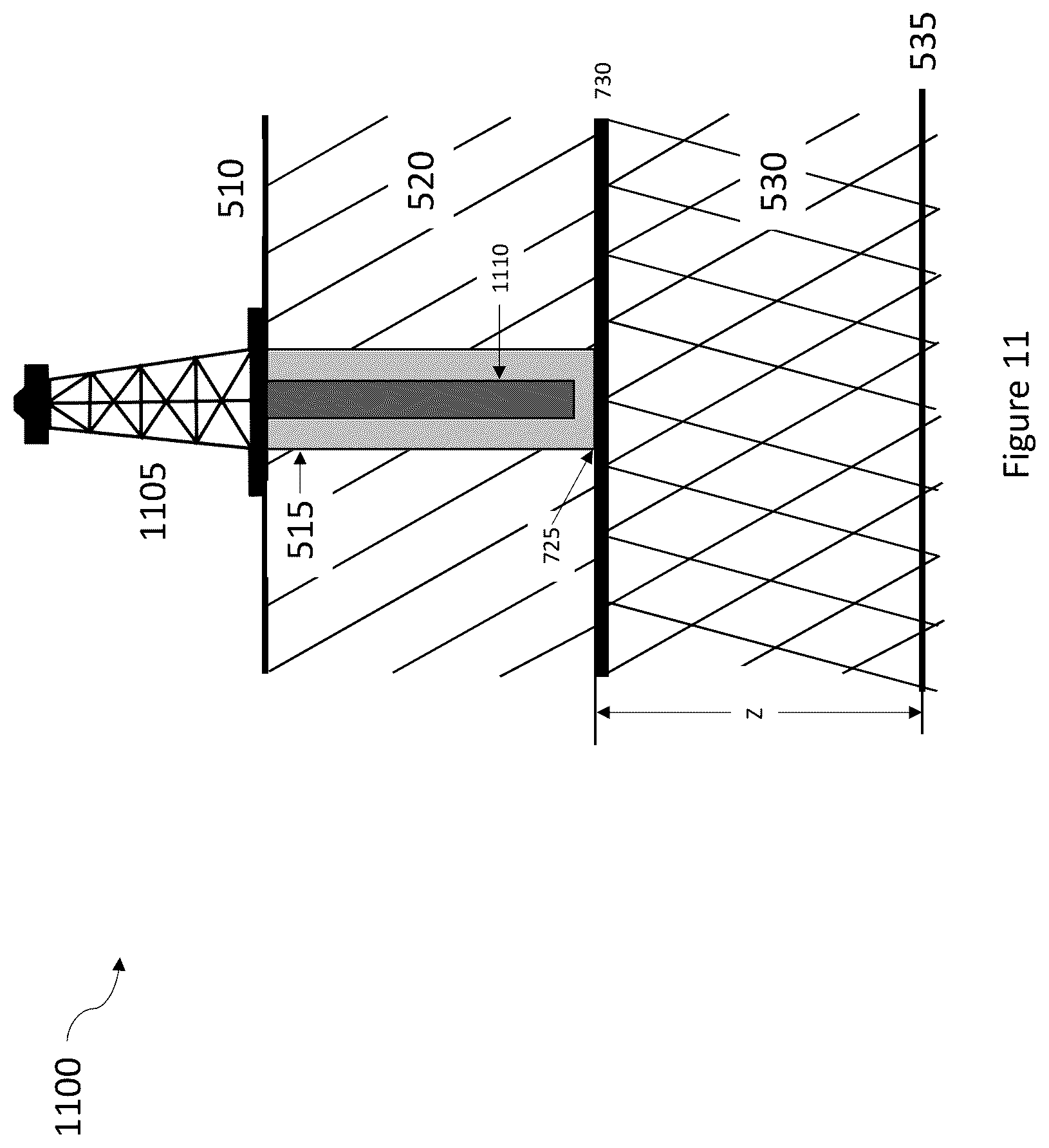 Patent US12326085 Figure 11 – Basement rock hybrid drilling