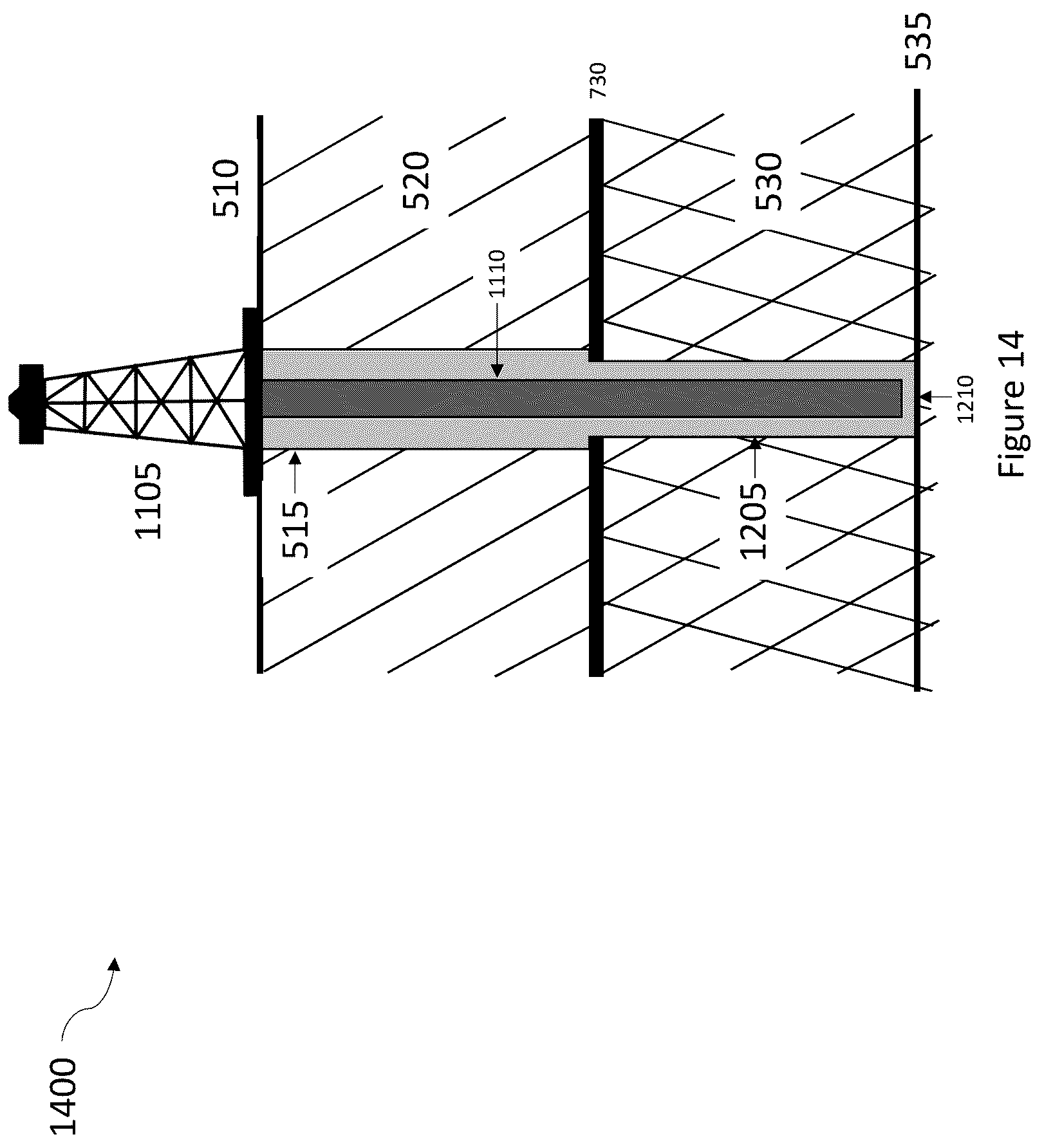 Patent US12326085 Figure 14 – Basement rock hybrid drilling