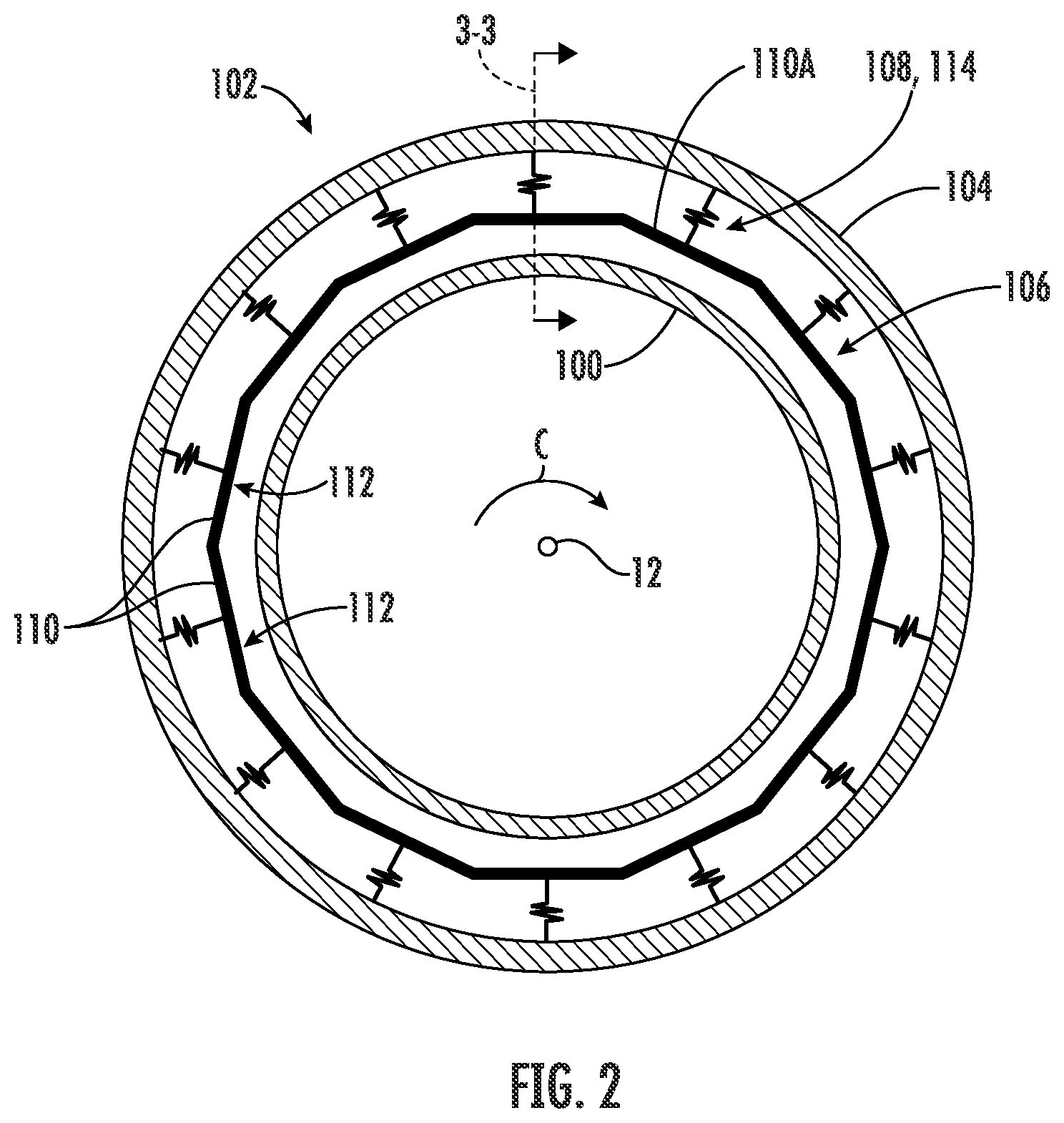 Patent US12326089 Figure 2 – Seal assembly for a gas turbine engine