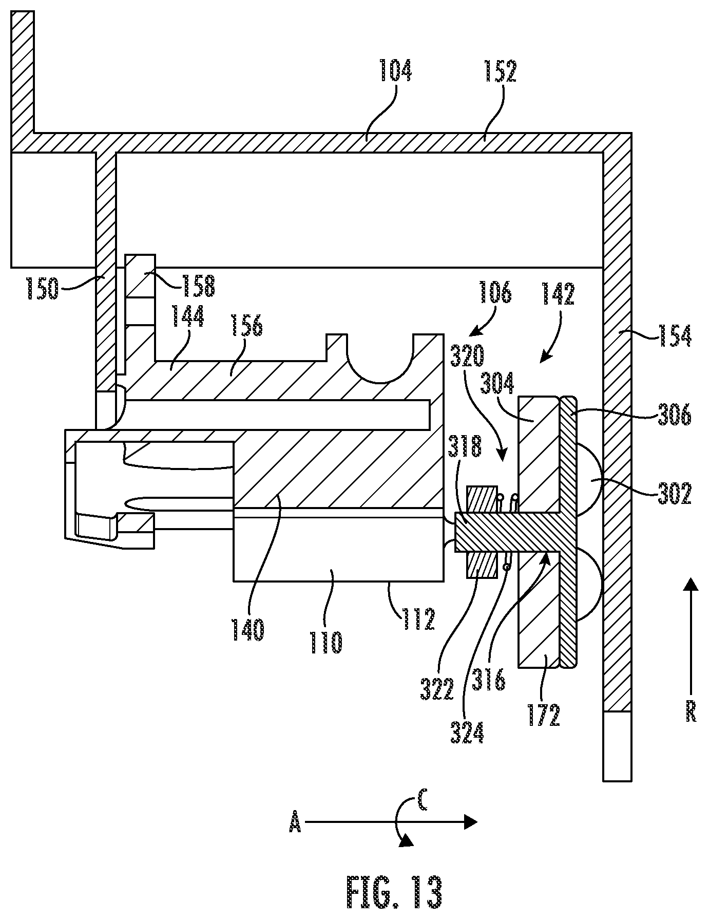 Patent US12326089 Figure 8 – Seal assembly for a gas turbine engine