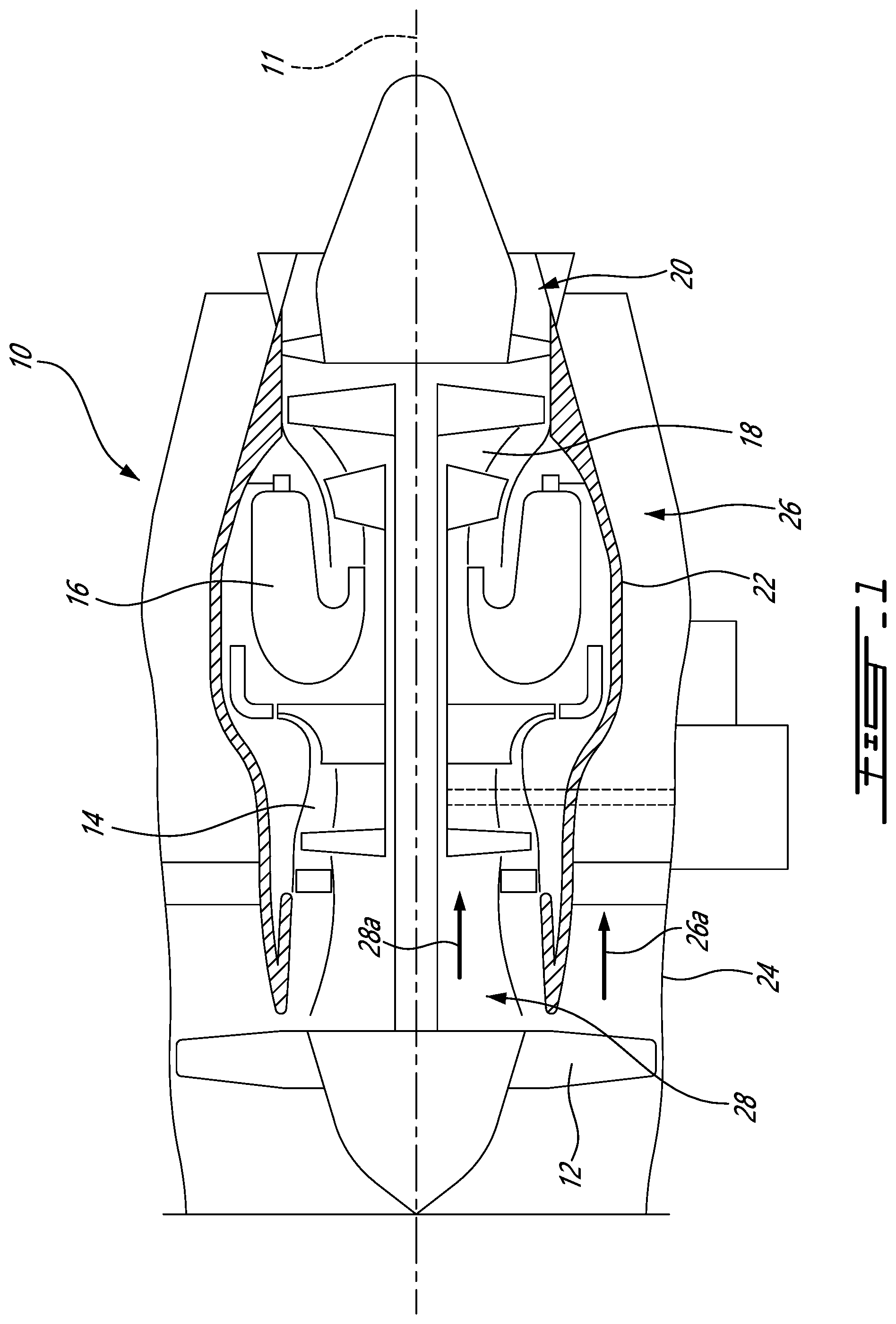 Patent US12326092 Figure 1 – Engine exhaust reverse flow prevention