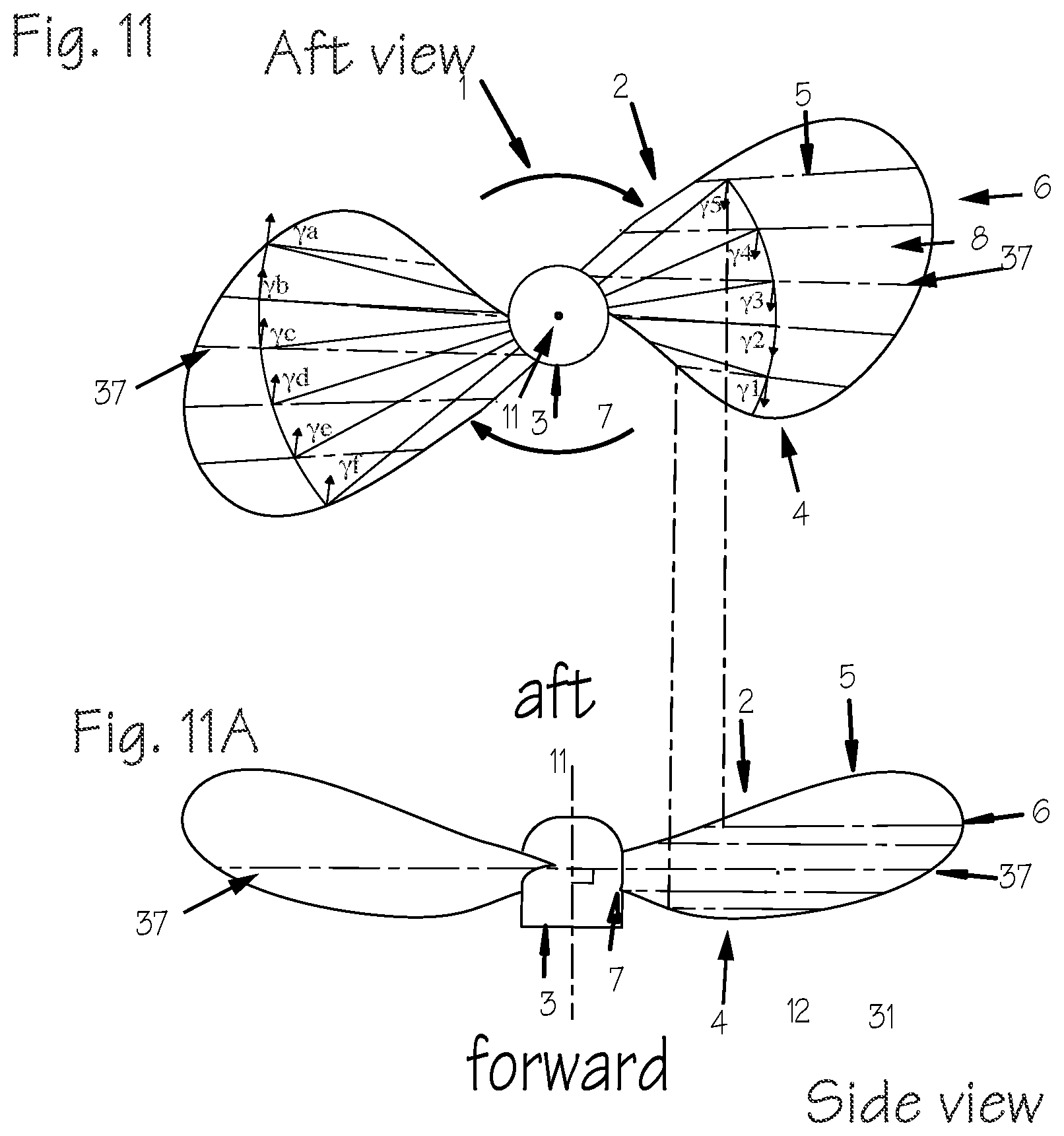 Patent US12326097 Figure 6 – Propeller