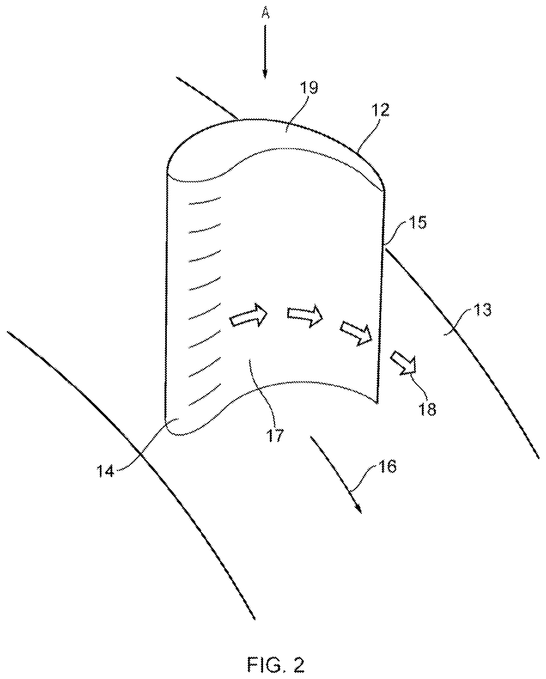 Patent US12326098 Figure 2 – Compressor blade