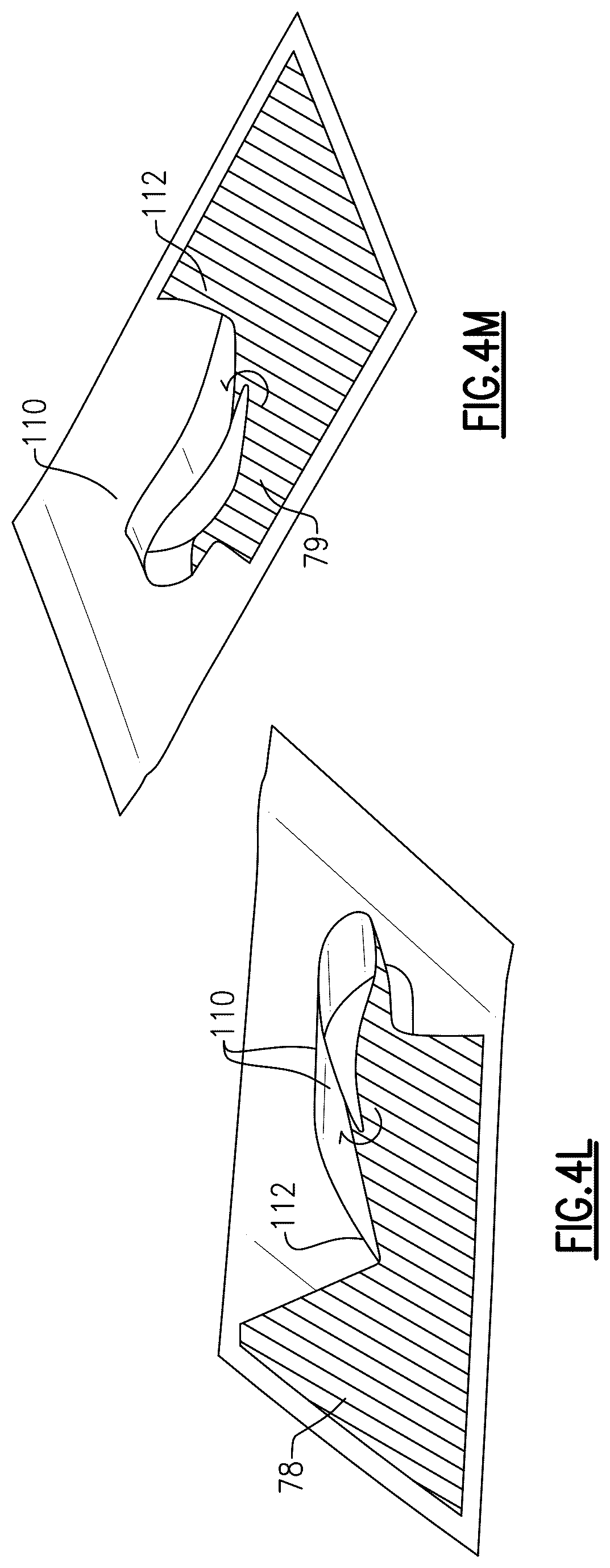 Patent US12326100 Figure 8 – Gas turbine engine component fillets formed of CMC plies