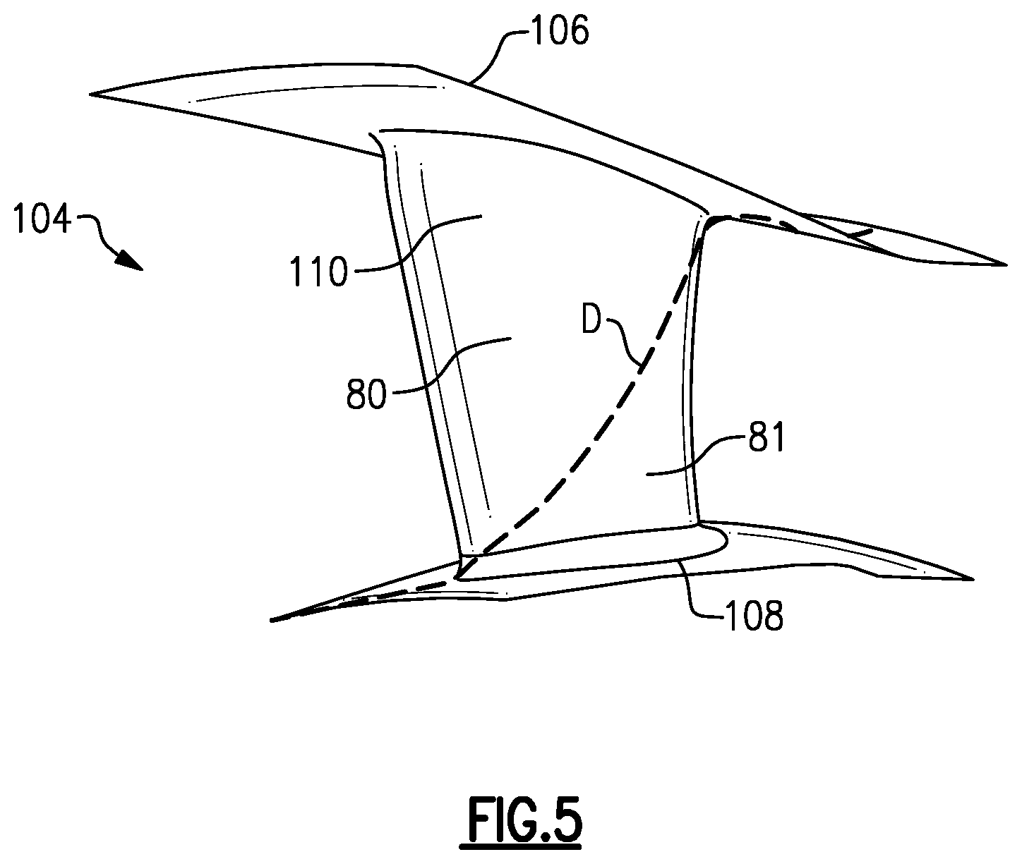 Patent US12326100 Figure 9 – Gas turbine engine component fillets formed of CMC plies