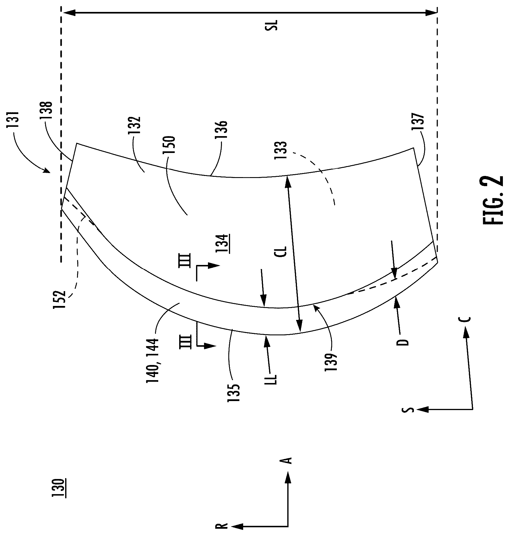 Patent US12326101 Figure 2 – Turbine engine with composite airfoils