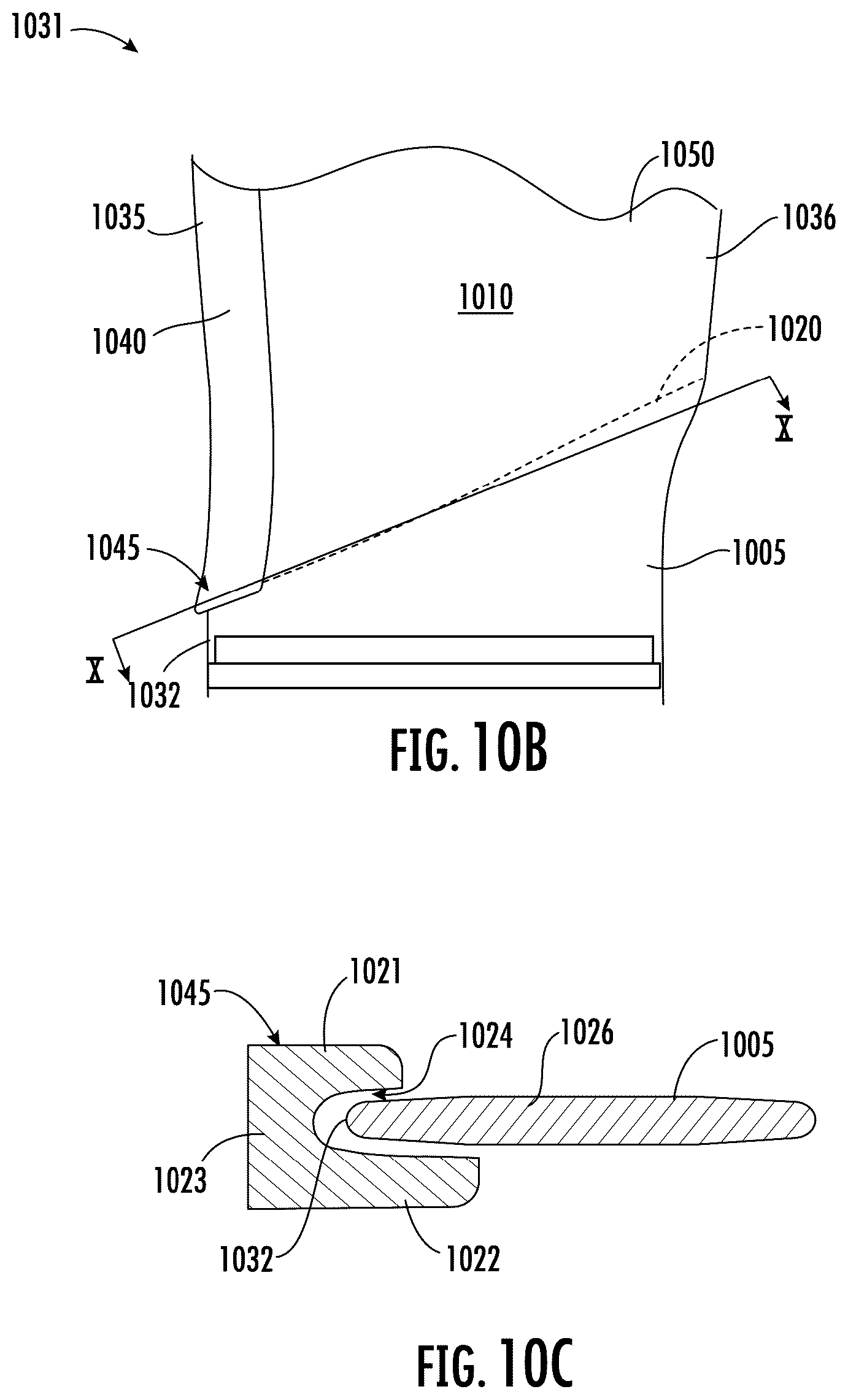 Patent US12326101 Figure 11 – Turbine engine with composite airfoils