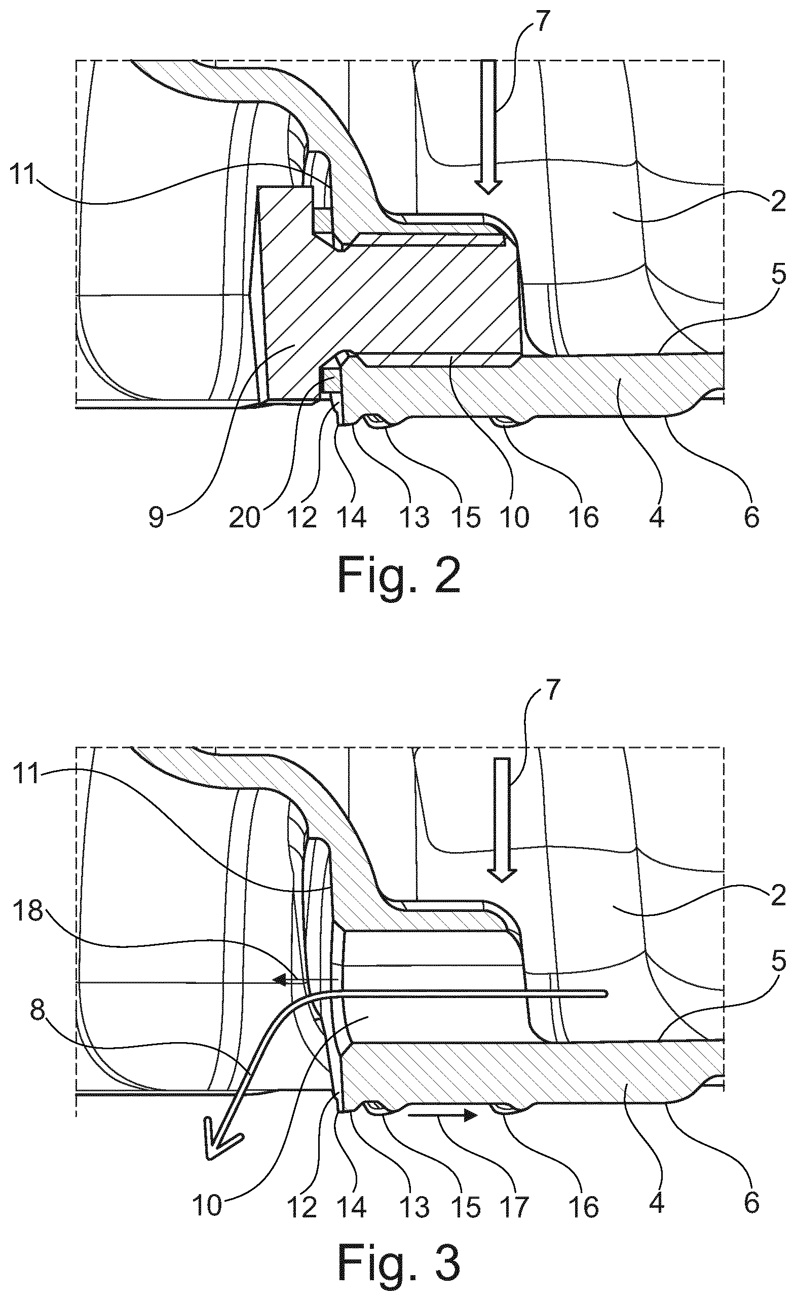 Patent US12326104 Figure 2 – Oil sump with oil drain plug