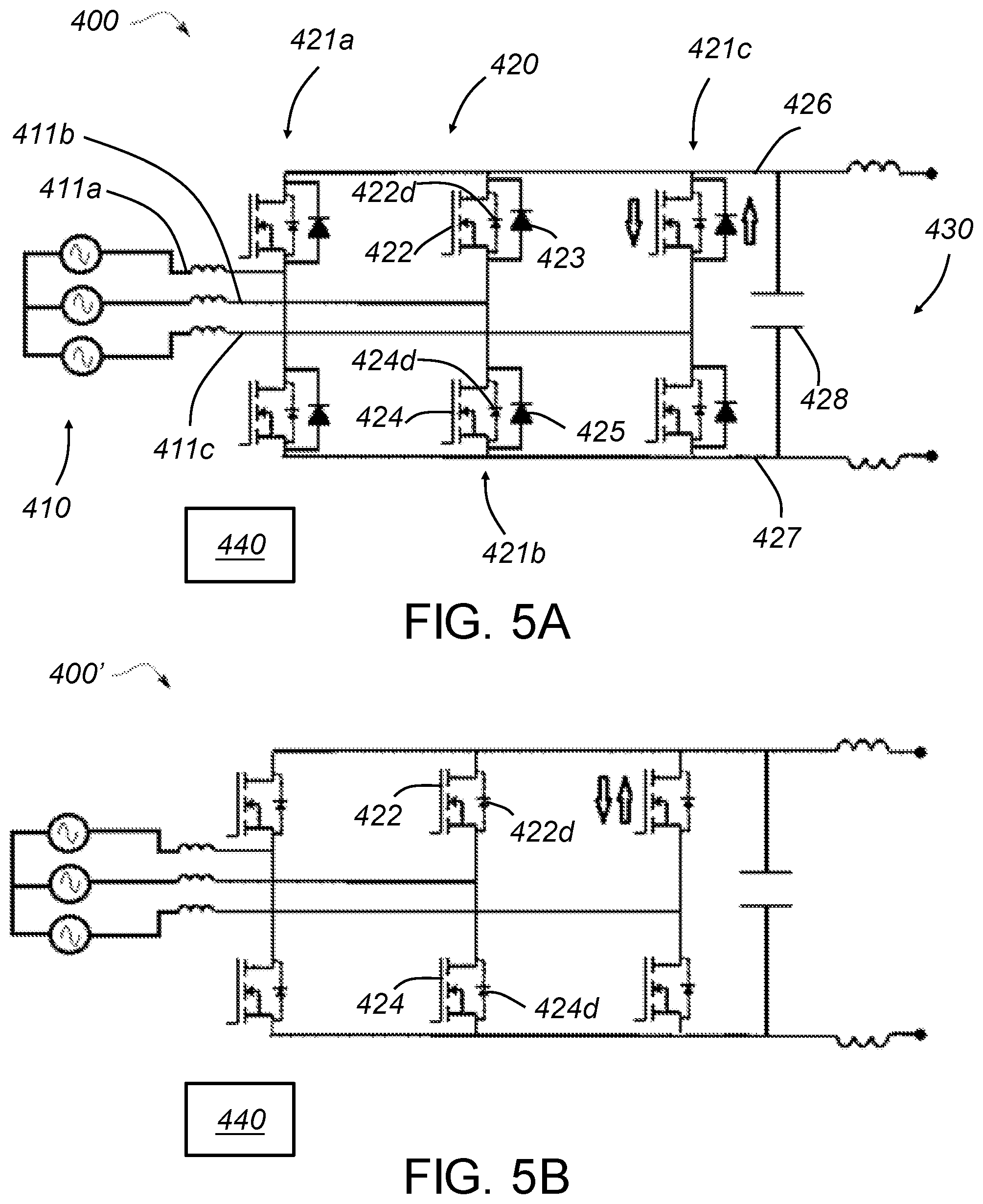 Patent US12326109 Figure 5 – Electrical power system converter control