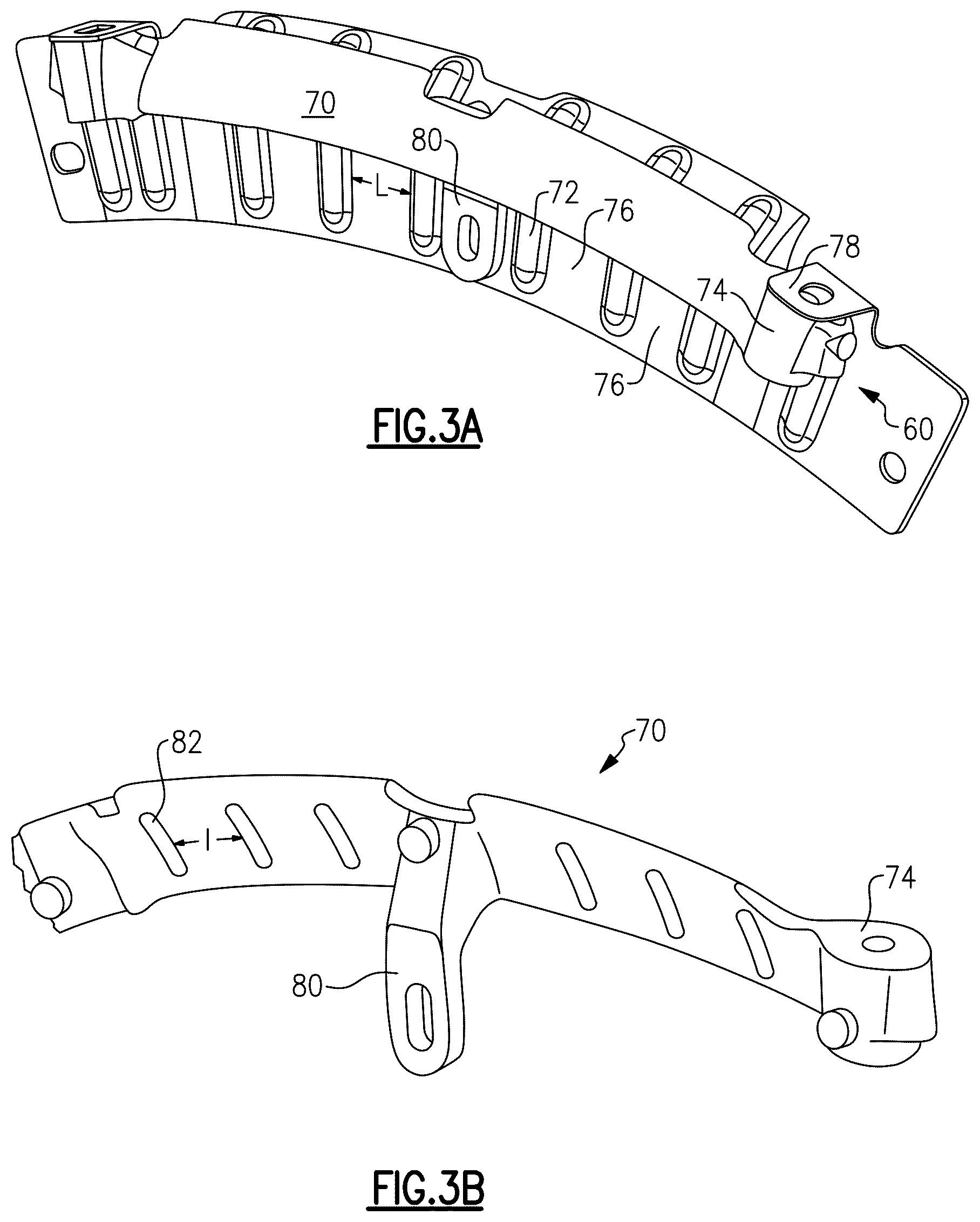 Patent US12326112 Figure 3 – Gas turbine engine bypass louver and baffle rib design