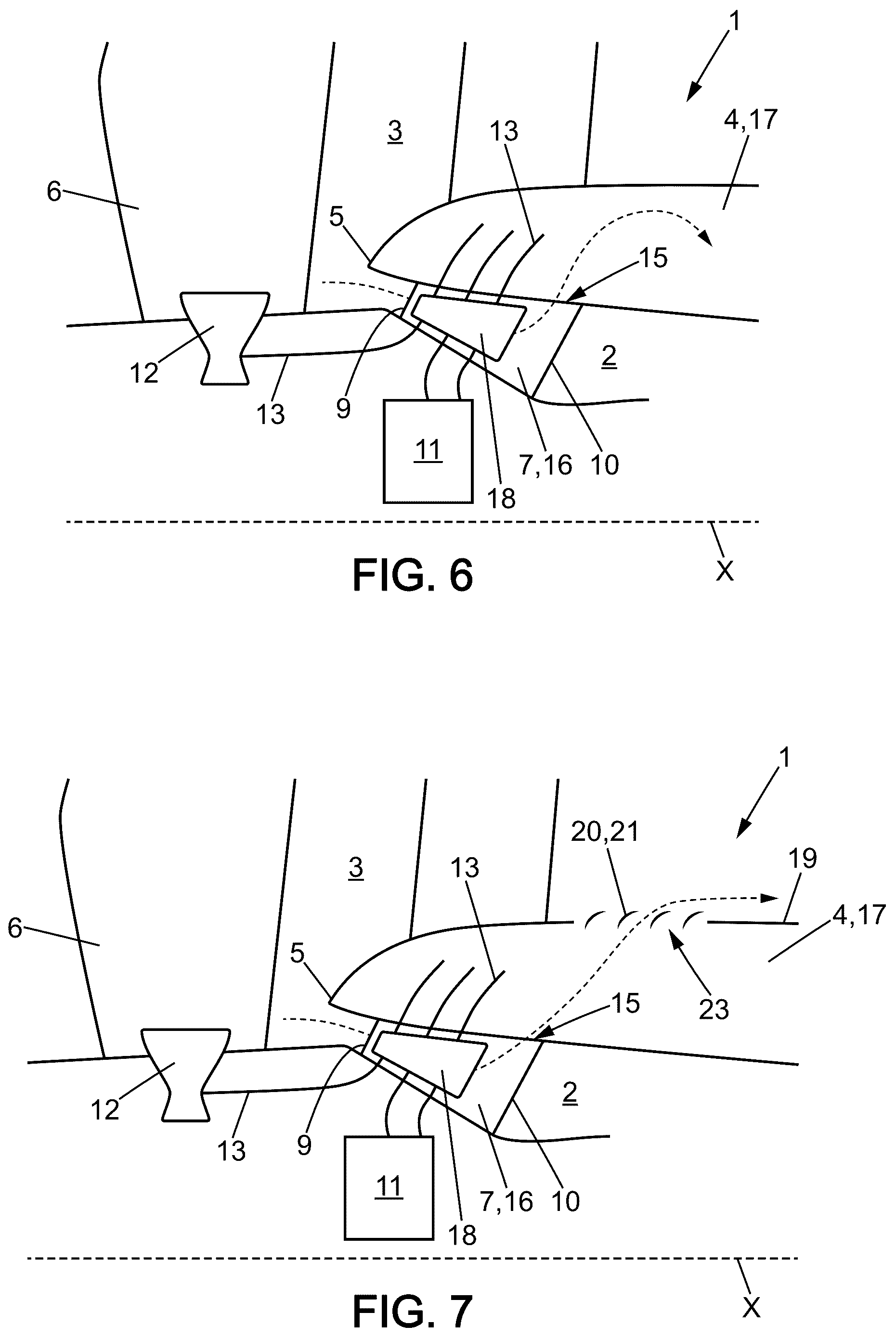 Patent US12326117 Figure 3 – Turbine engine for an aircraft