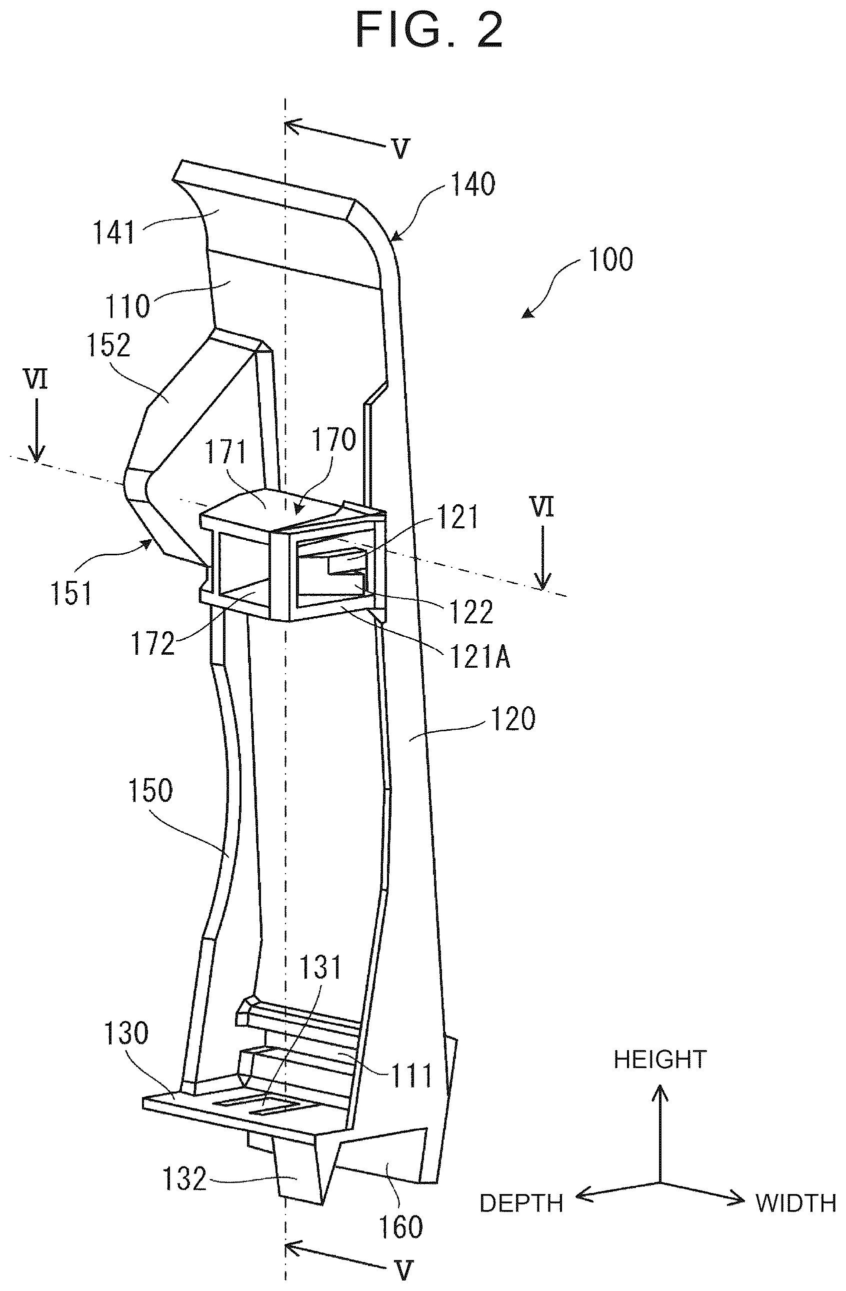 Patent US12326123 Figure 2 – Cover member