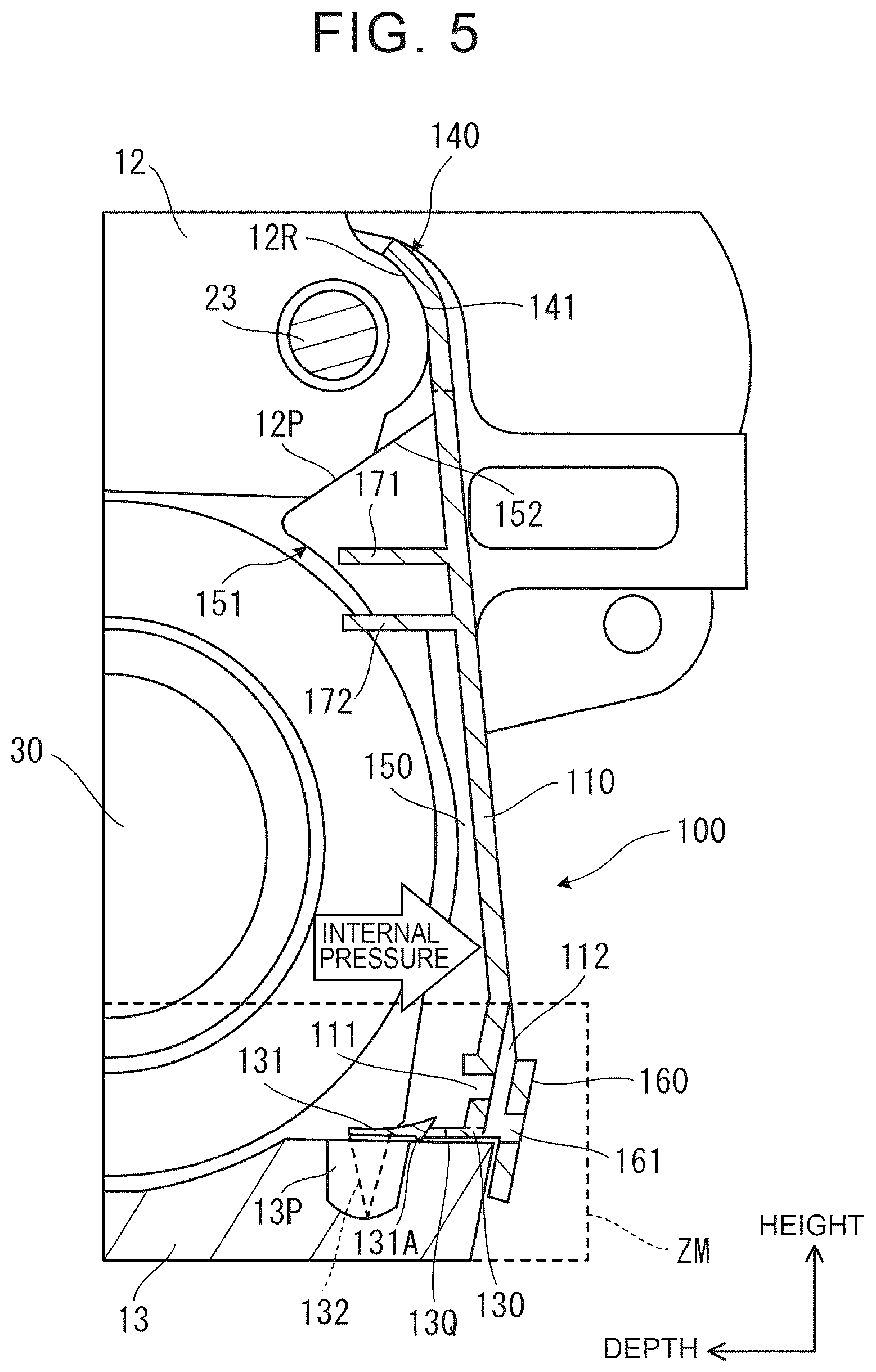 Patent US12326123 Figure 5 – Cover member