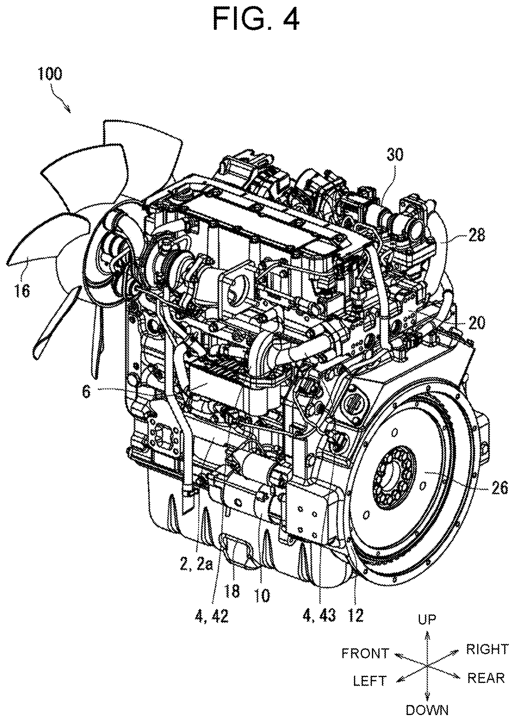 Patent US12326125 Figure 4 – Engine device