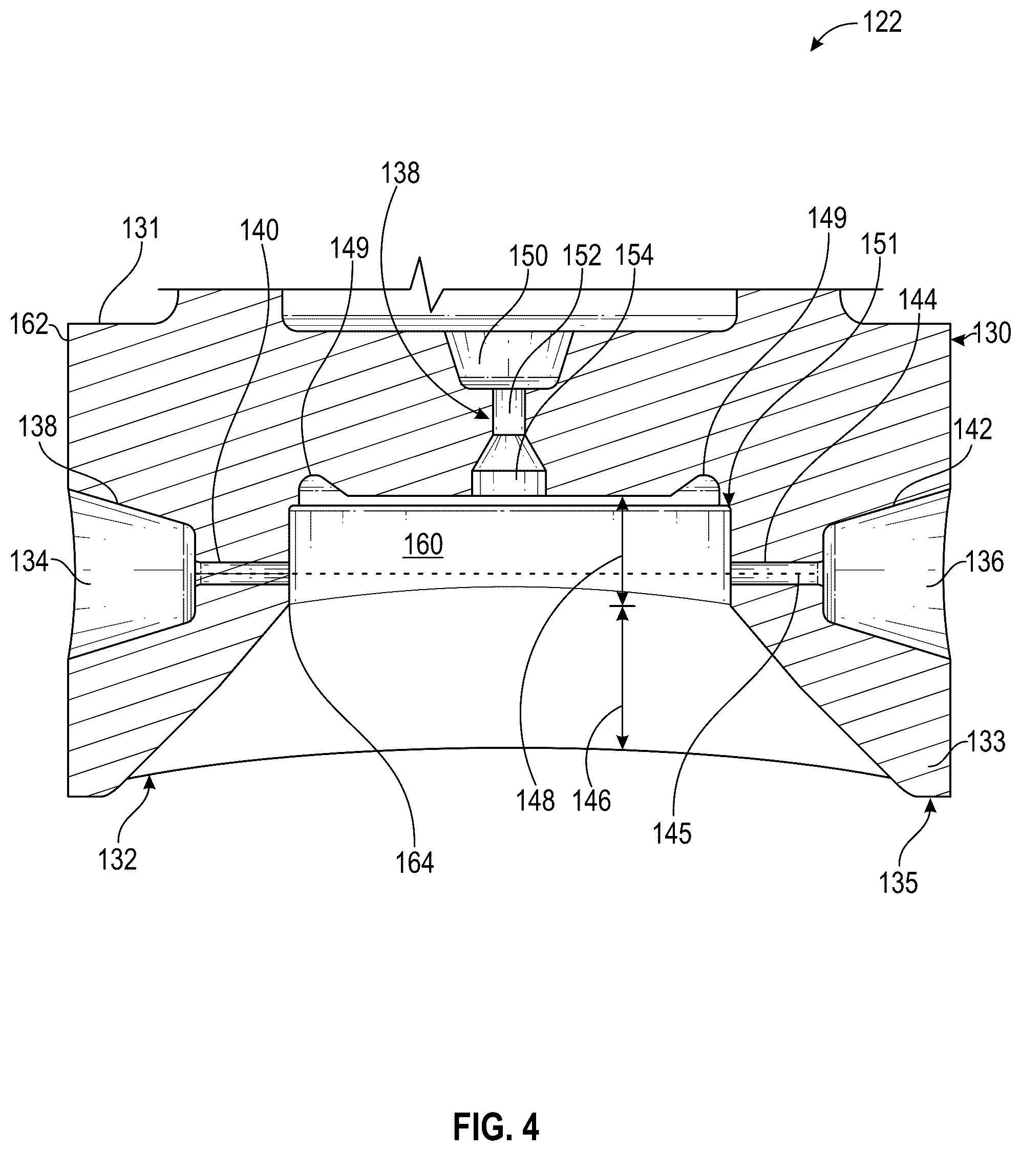 Patent US12326128 Figure 4 – Fuel injector, needle seal, and fuel injector system