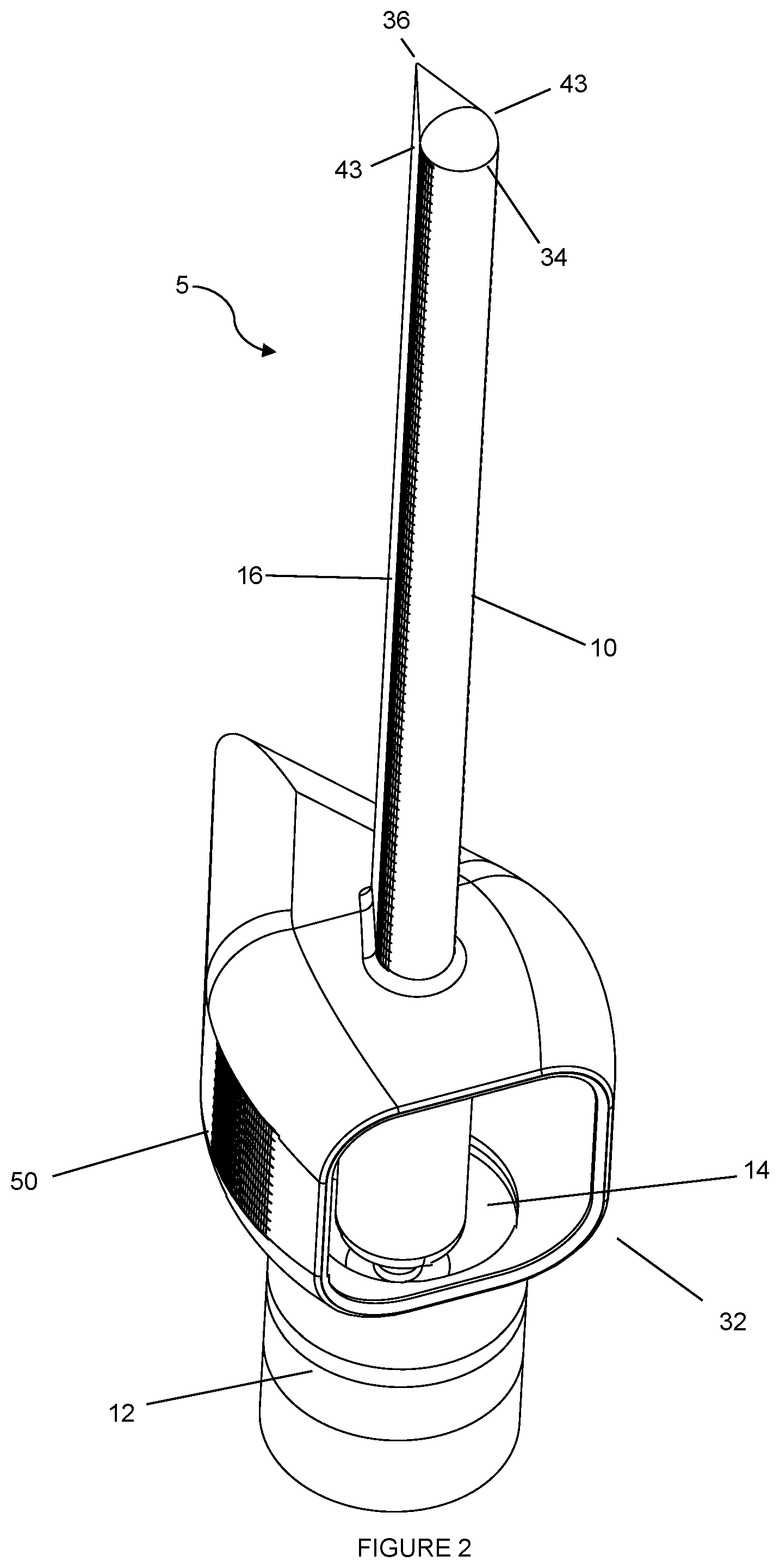 Patent US12326136 Figure 2 – Wind powered generator