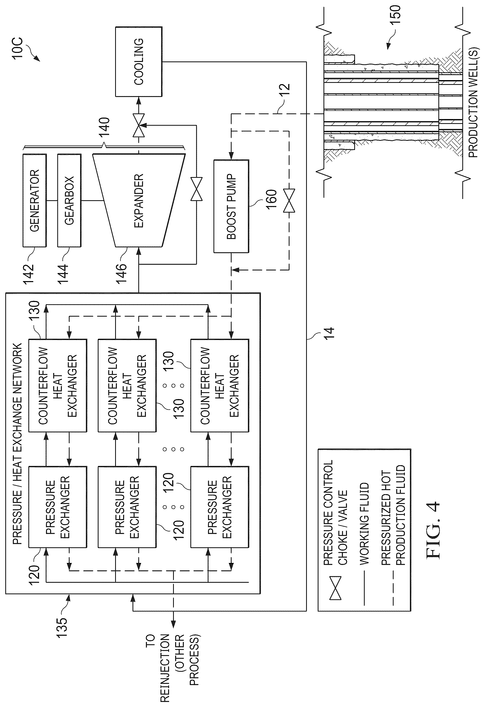 Patent US12326138 Figure 4 – Geopressure and geothermal power system